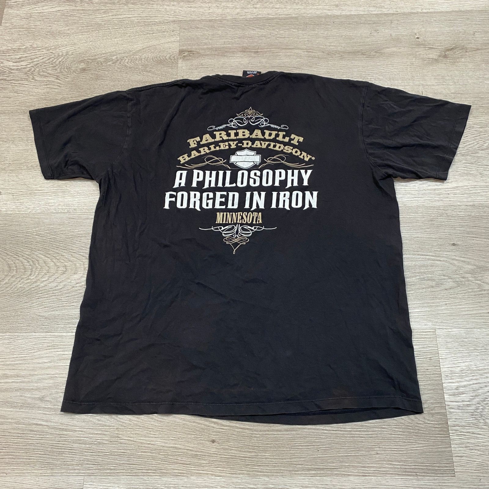 Harley Davidson Harley Davidson Live to Ride Ride to Live Shirt XL Y2K Biker Size US XL / EU 56 / 4 - 3 Thumbnail