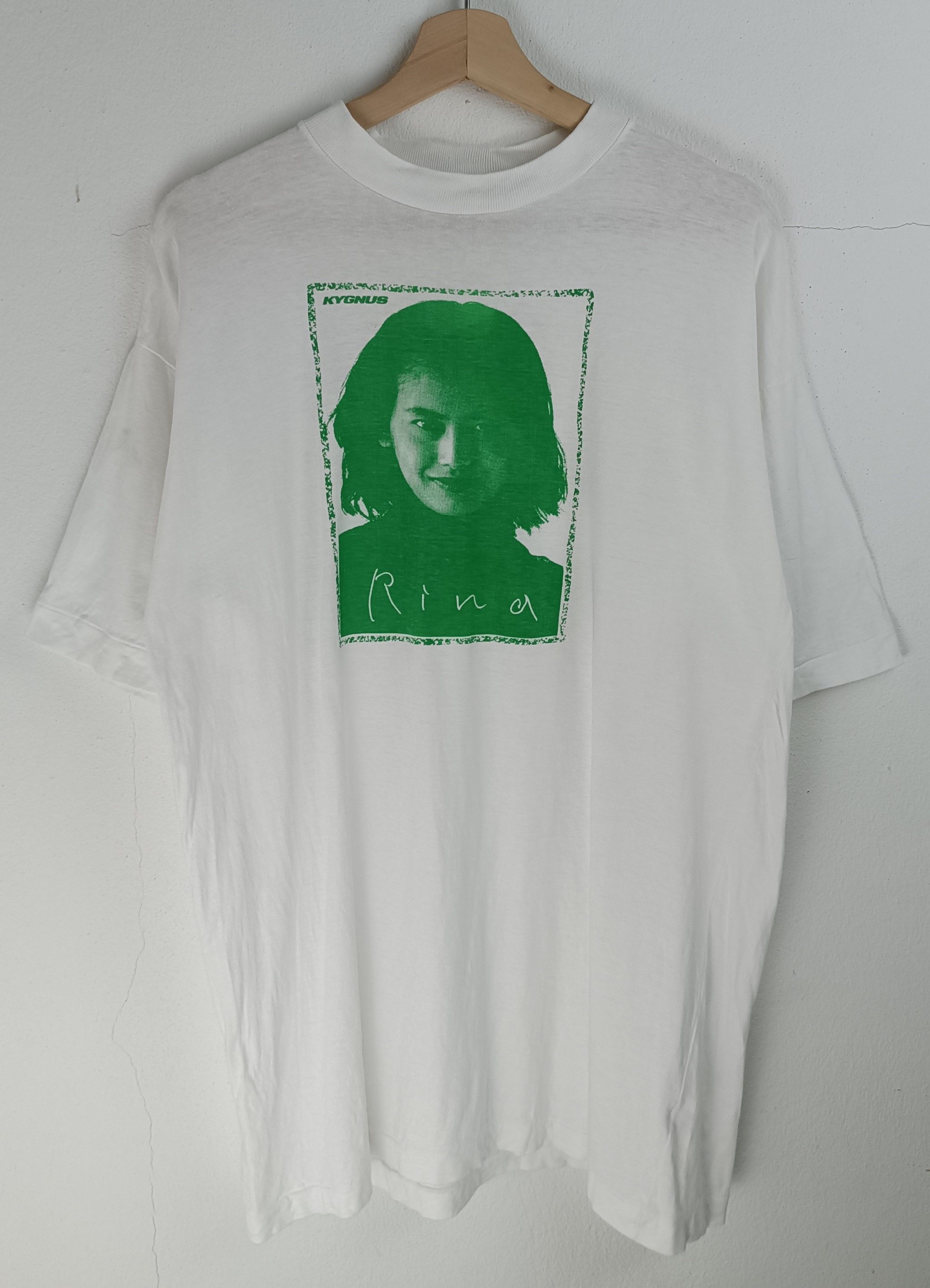 Japanese Brand VINTAGE 90'S RINA KYGNUS JAPAN SINGER ACTOR BEAUTY SEXY RARE Size US L / EU 52-54 / 3 - 3 Thumbnail