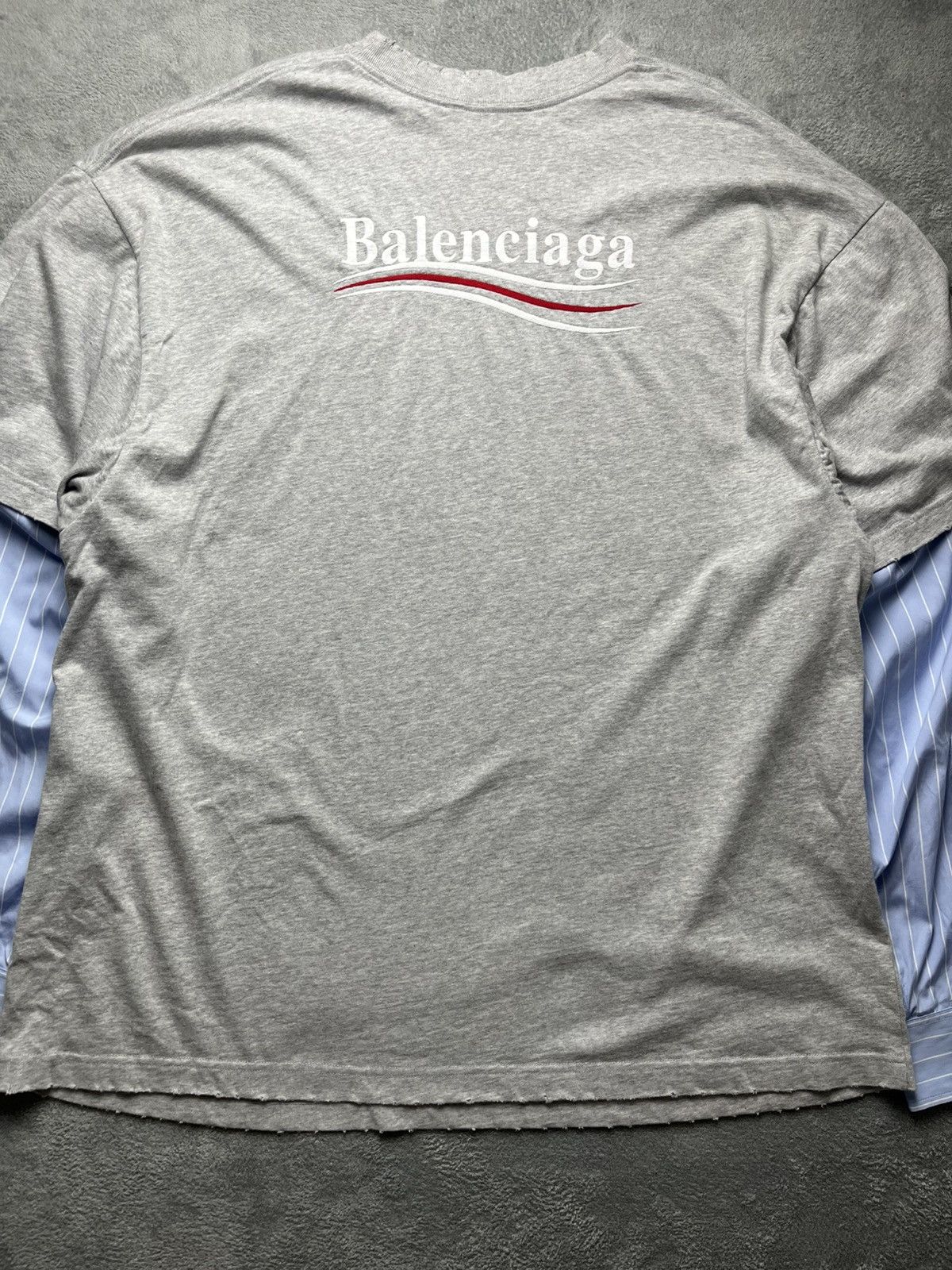 Balenciaga Balenciaga - SS/21 Political Campaign Layered Longsleeve Size US S / EU 44-46 / 1 - 12 Thumbnail