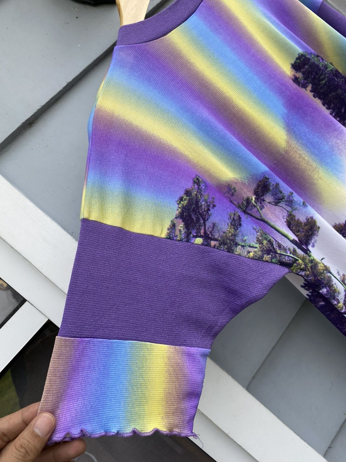 Japanese Brand × Vintage Japanese All Over Print Style Psychedelic Photograph Size XL / US 12-14 / IT 48-50 - 10 Thumbnail