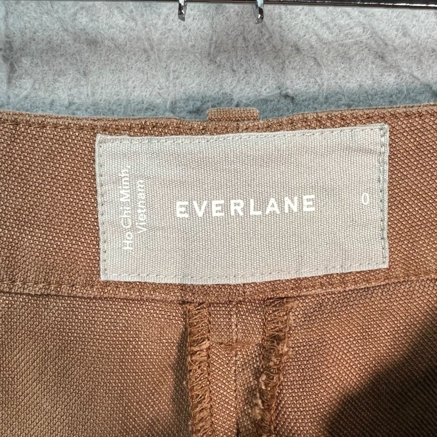 Everlane Everlane Pants Womens 0 Tan Pleated High-Waist Trousers Straight Leg Dress Pants Womens Size 25" / US 0 / IT 36 - 3 Thumbnail
