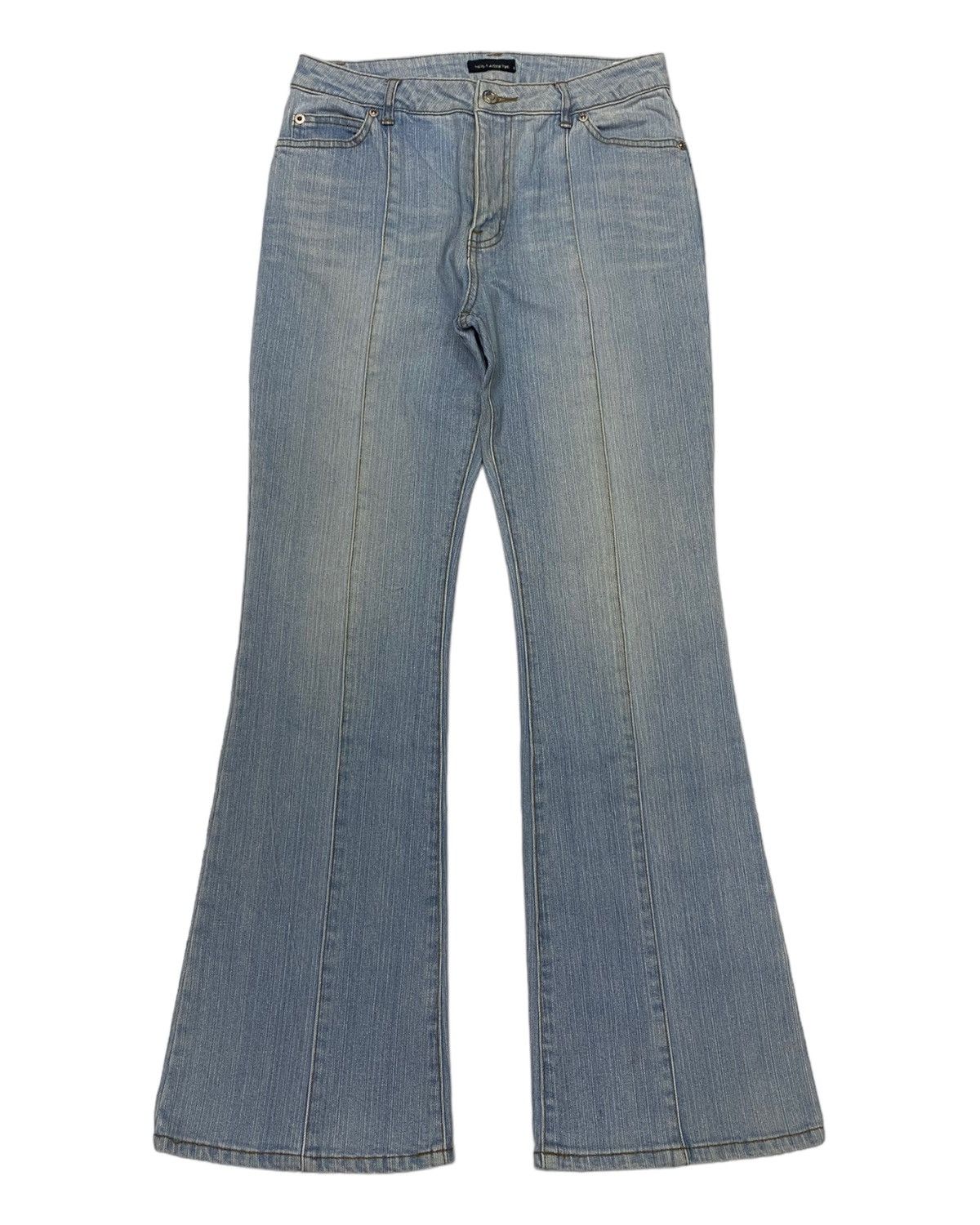 00s back bone leather sp flare denim デニム 00s Midas flare denim