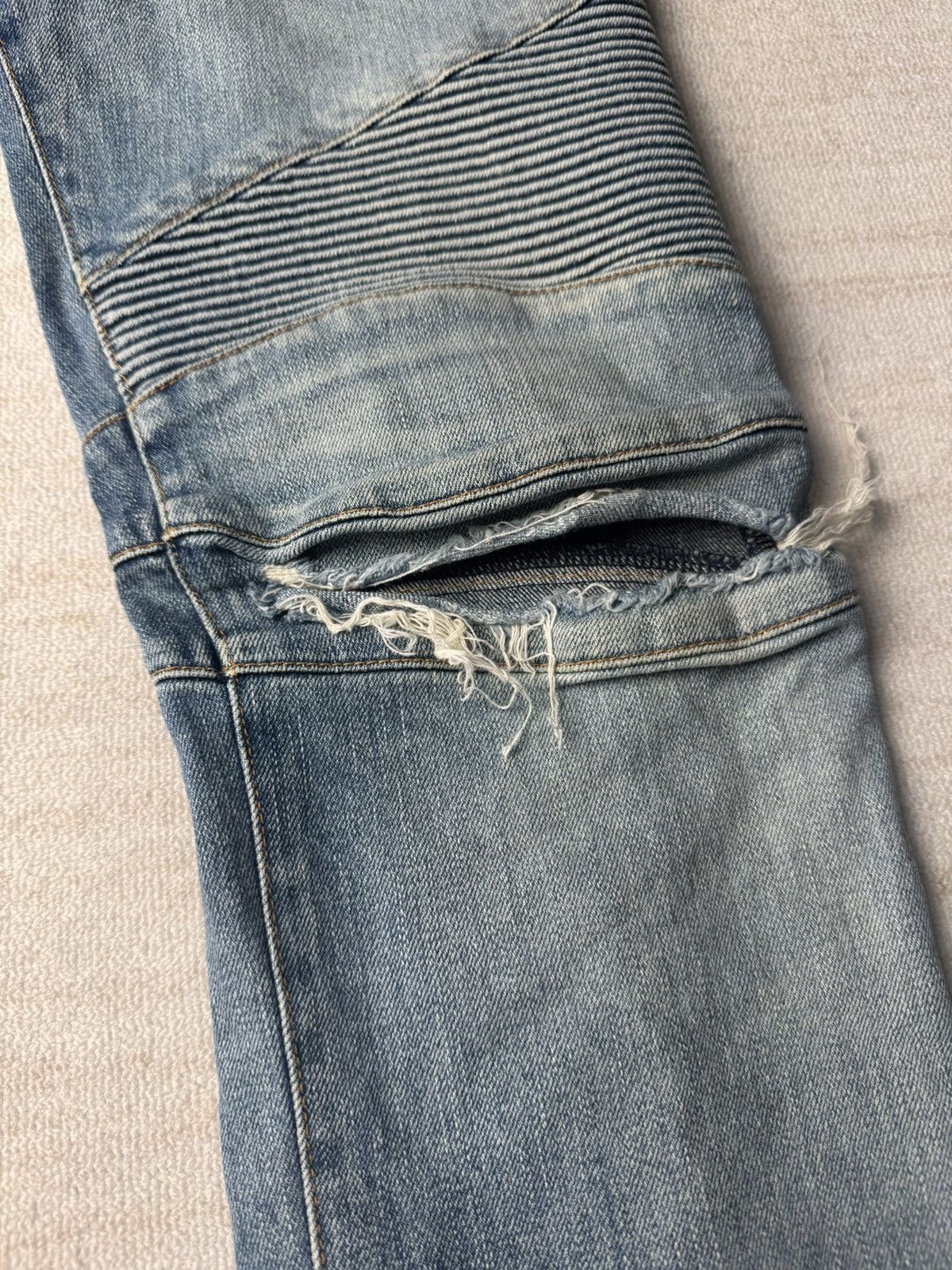 Balmain Biker jeans 32 Size US 32 / EU 48 - 3 Thumbnail