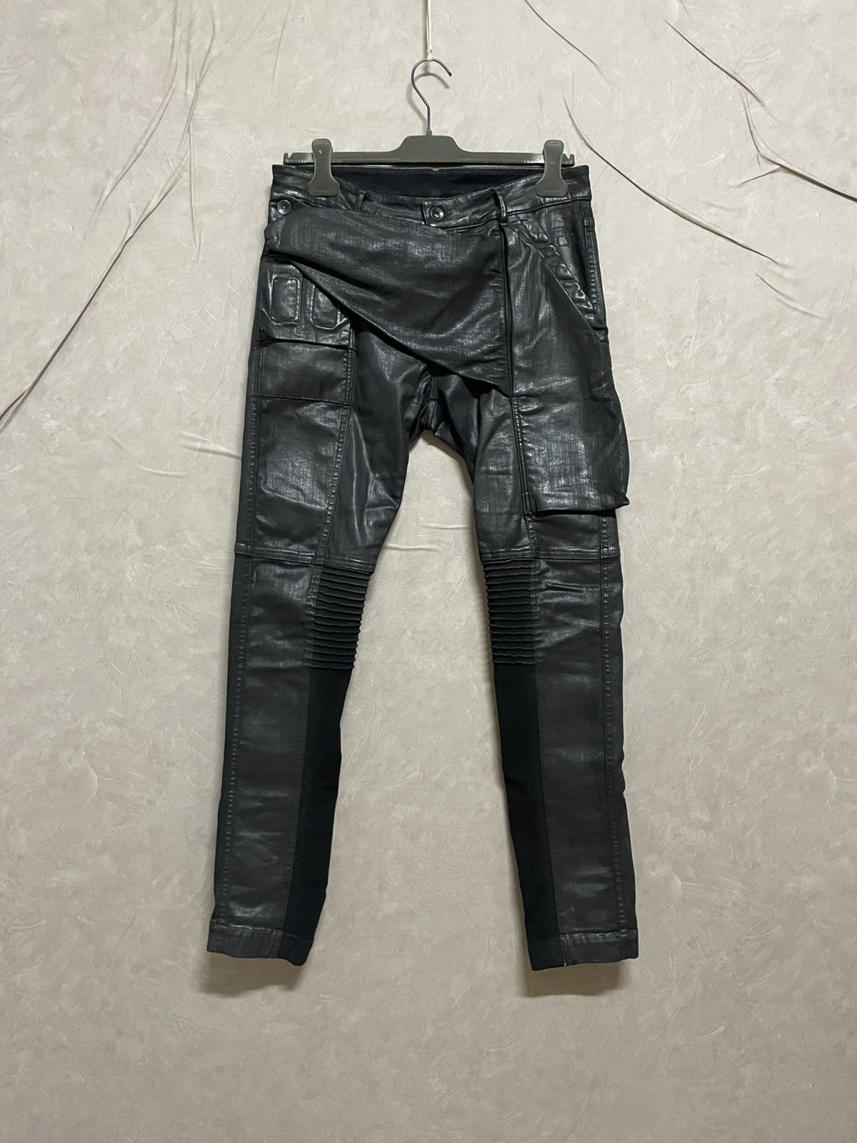 𝔇ℜℑ𝔈𝔚 | Rick Owens DRKSHDW AW13 “PLINTH” Heavy Waxed