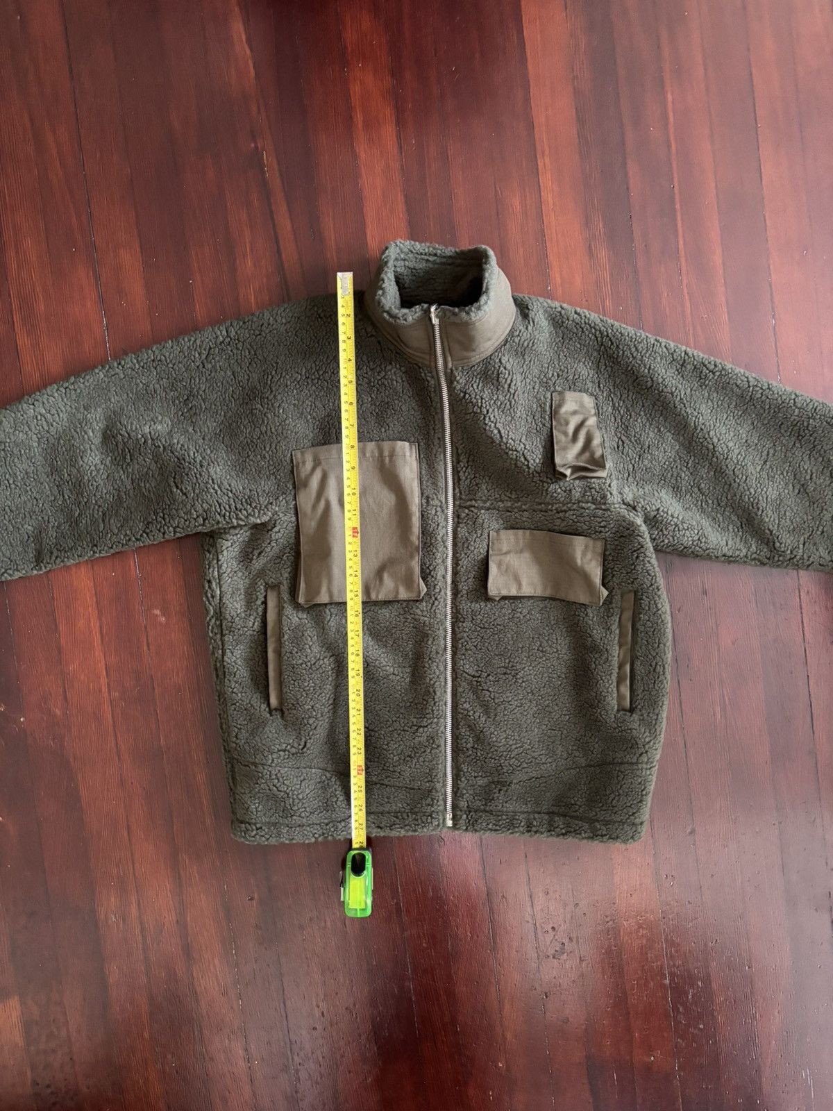 Saintwoods Saintwoods Green Reversible Polka-Dot Fleece Jacket Size US M / EU 48-50 / 2 - 5 Thumbnail