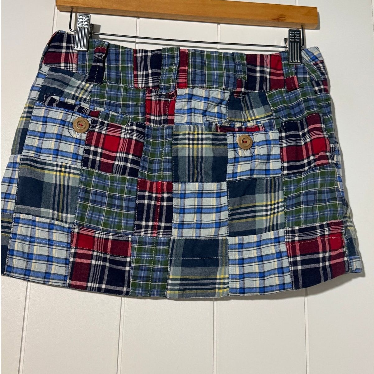 American Eagle Outfitters American Eagle Outfitters Patchwork Plaid Micro Skirt Y2K 0 Size 25" / US 0 / IT 36 - 3 Thumbnail