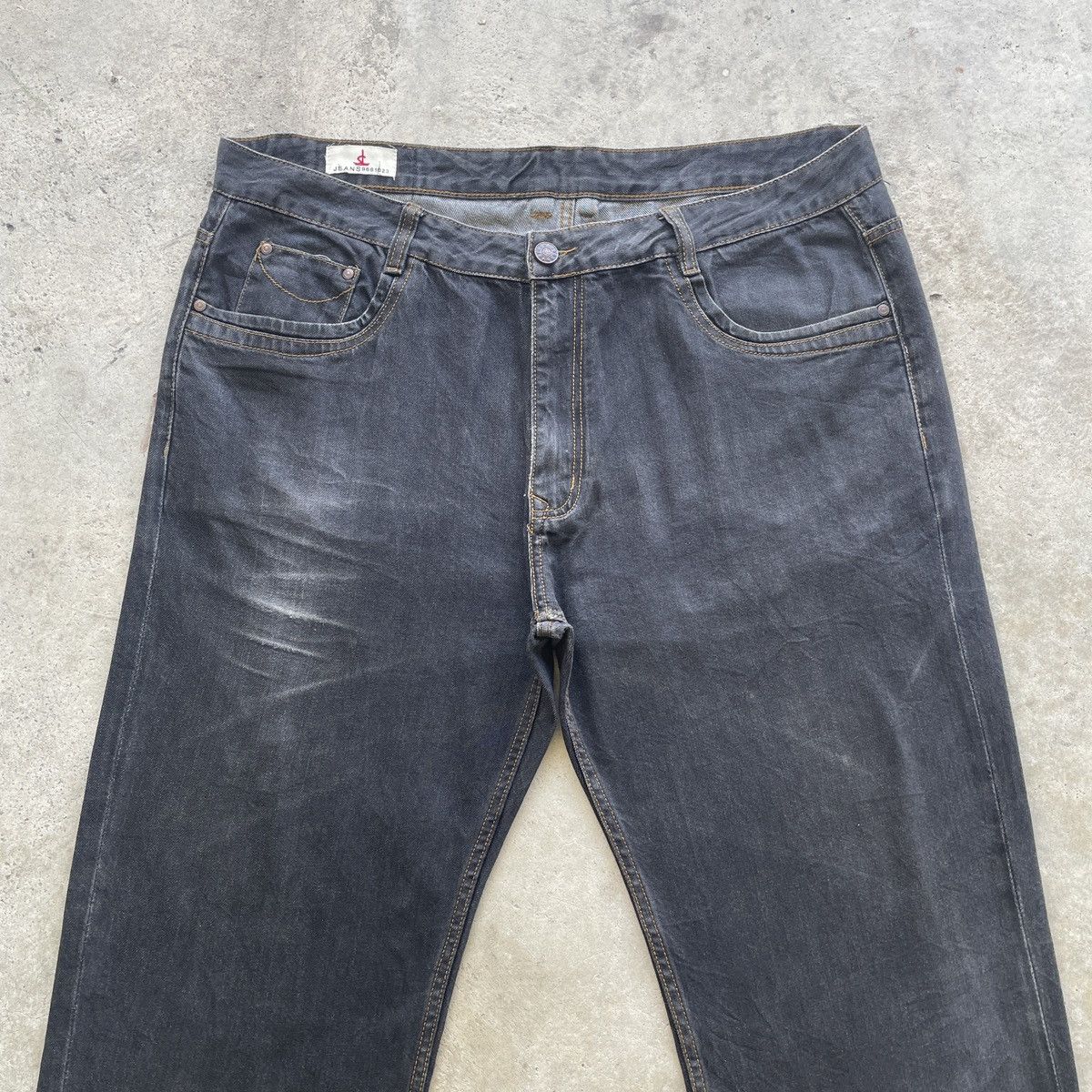 Japanese Brand × Jean W42 Vintage Japanese Black Faded Jeans Pants Denim Size US 42 / EU 58 - 3 Thumbnail