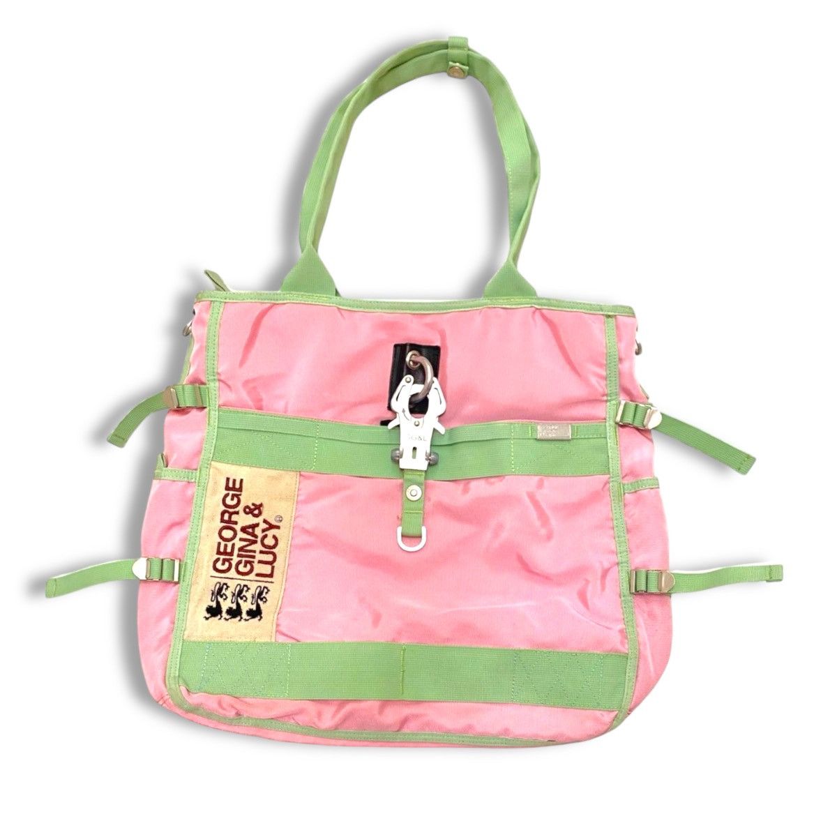 George Gina & Lucy GG&L Canvas Cargo Tote Shopper Bag vintage 2000s y2k Size ONE SIZE - 2 Thumbnail