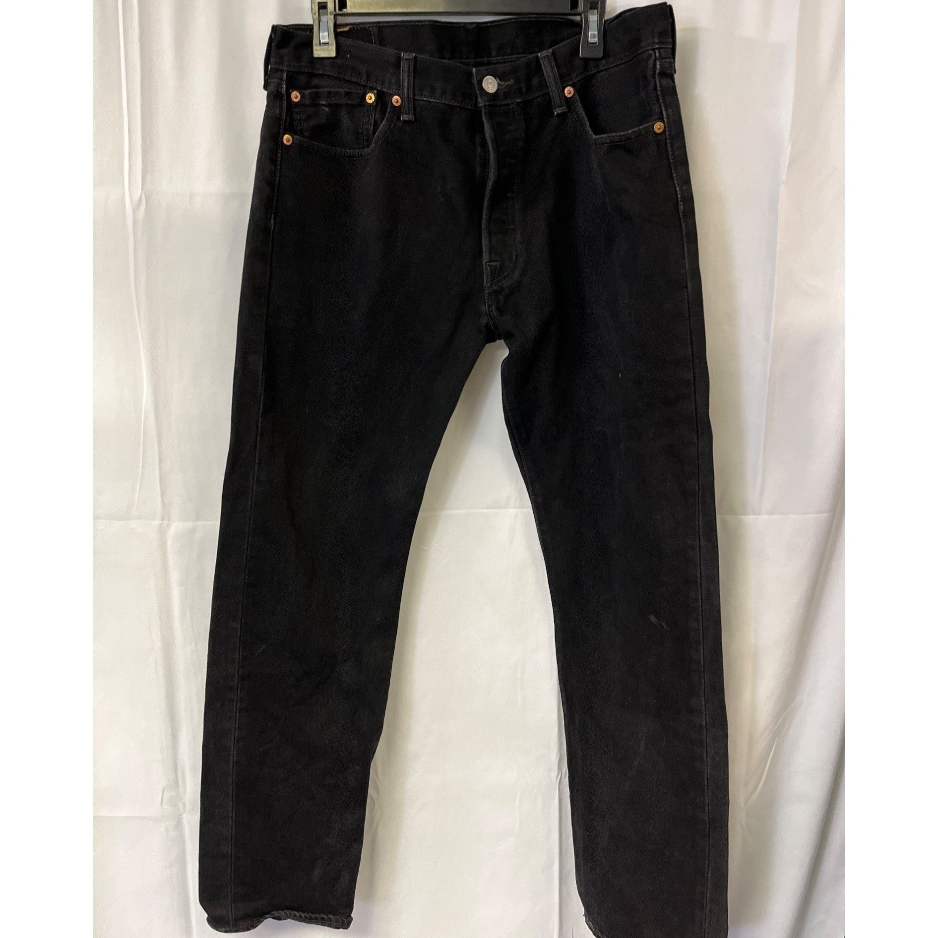 Levi's Levi's 501 Men's Black Jeans/Straight Leg 34x32 SKU 4103 Size US 34 / EU 50 - 1 Thumbnail