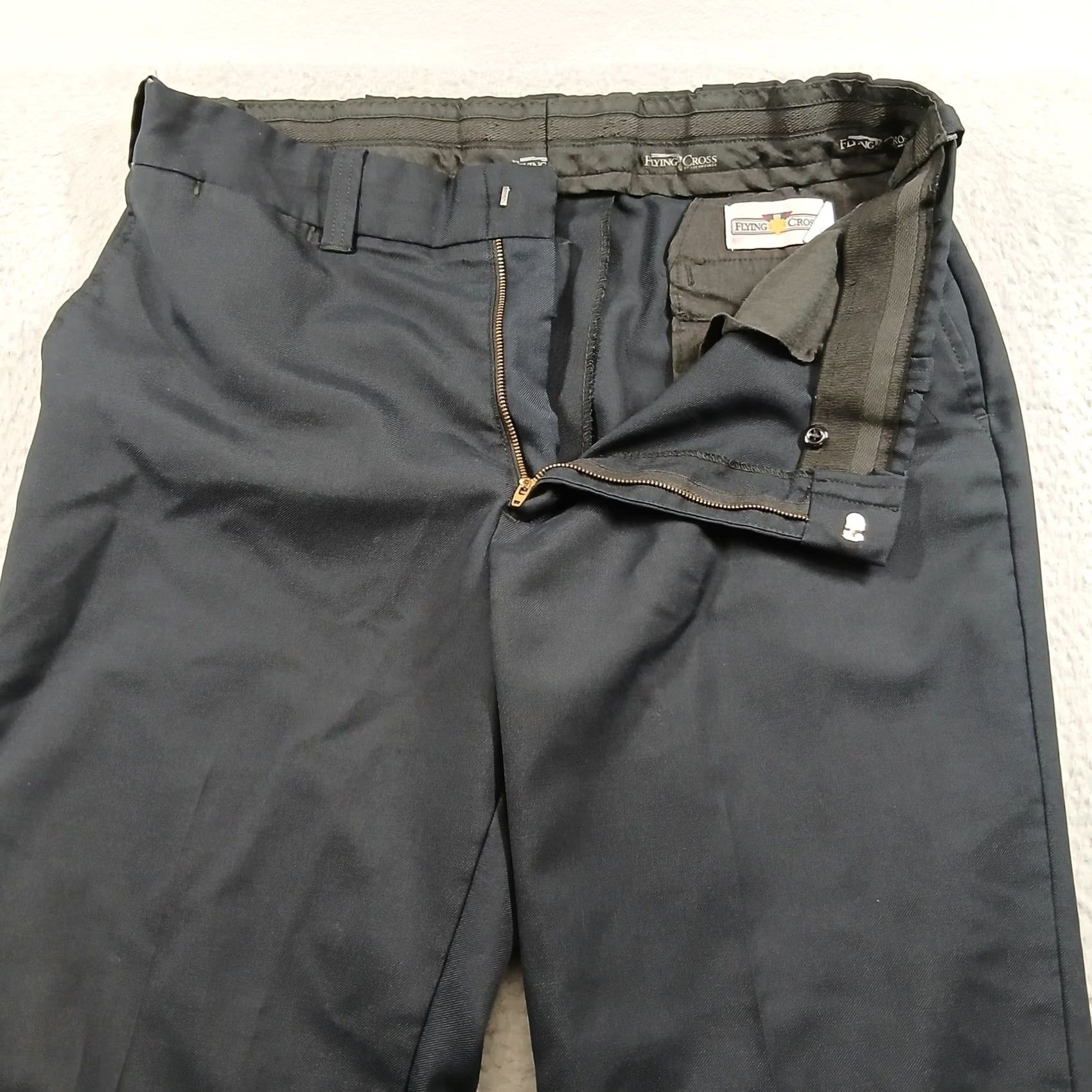 Vintage VINTAGE Flying Cross Justice Uniform Pants Wool Blend LAPD Navy Police Duty Blue 36 34x22 Mens Size US 36 / EU 52 - 7 Thumbnail