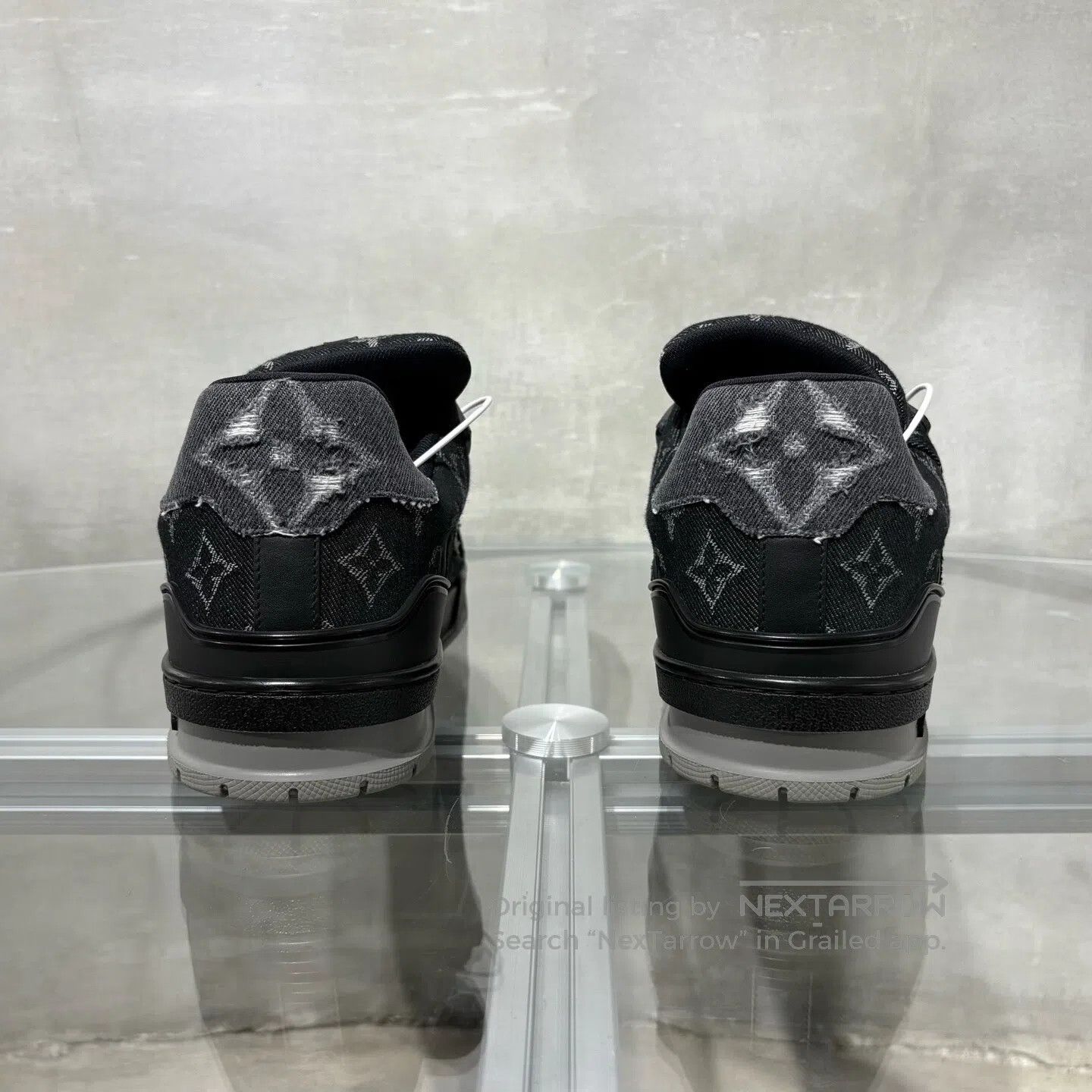 Louis Vuitton Louis Vuitton Trainer Jeansbreaker Black shoes Size US 10.5 / EU 43-44 - 6 Thumbnail