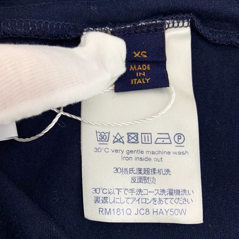 Louis Vuitton Louis Vuitton Dark blue logo monogram embroidered cotton c Size US XS / EU 42 / 0 - 6 Thumbnail