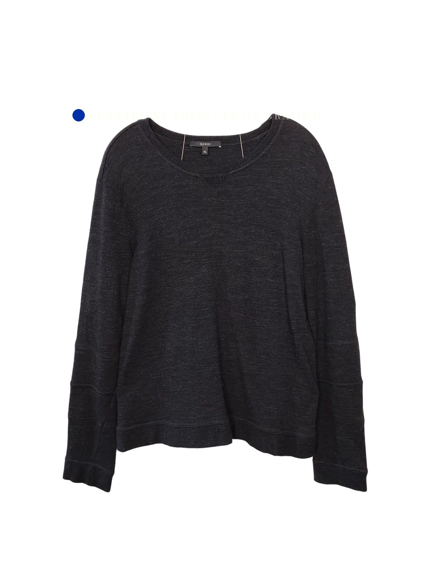 Gucci Gray Long Sleeve Sweatshirt Size US XL / EU 56 / 4 - 1 Thumbnail