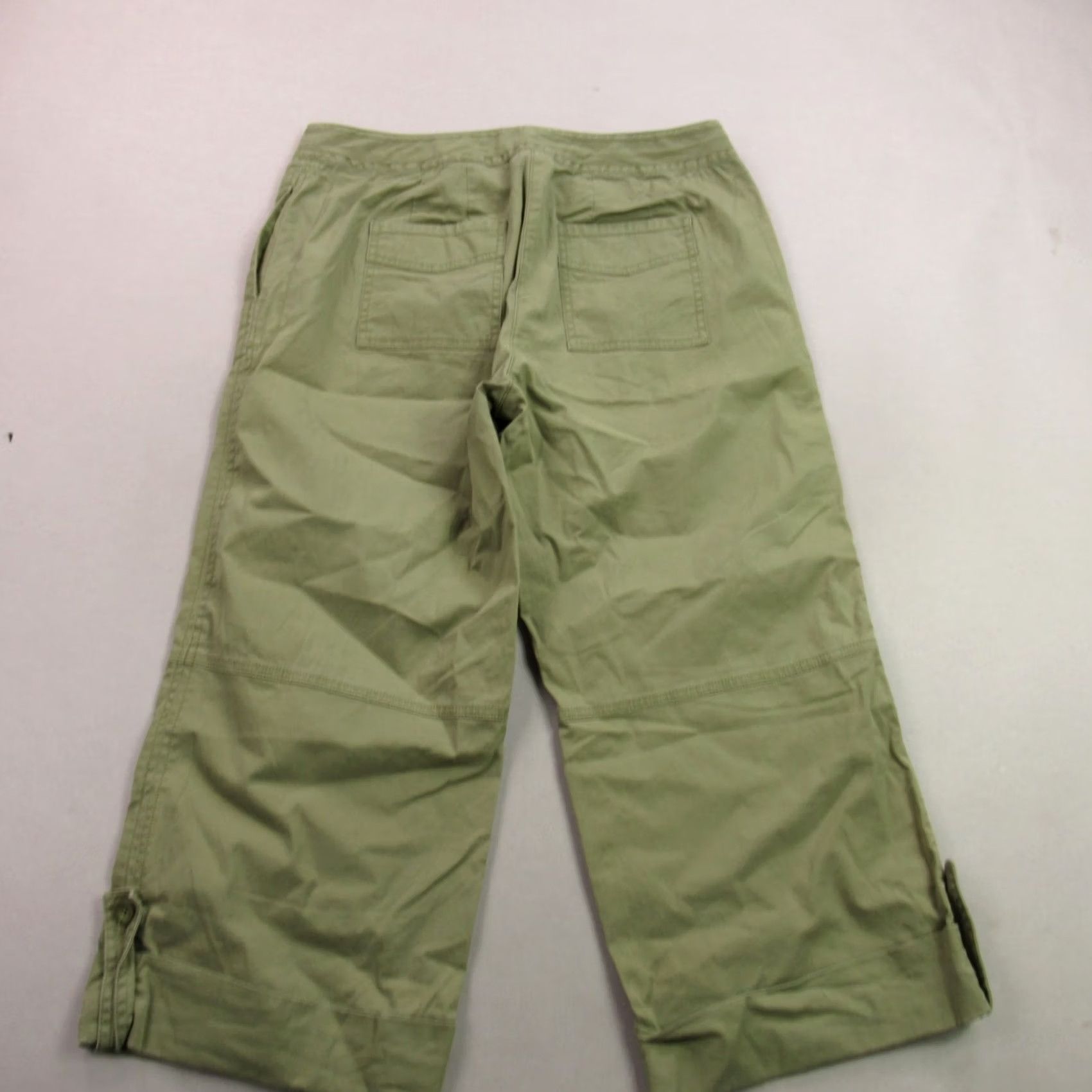 J. Jill J. Jill Pants Womens 10 Stretch Capri Green Outdoors Casual Lightweight Size 32" / US 10 / IT 46 - 6 Thumbnail