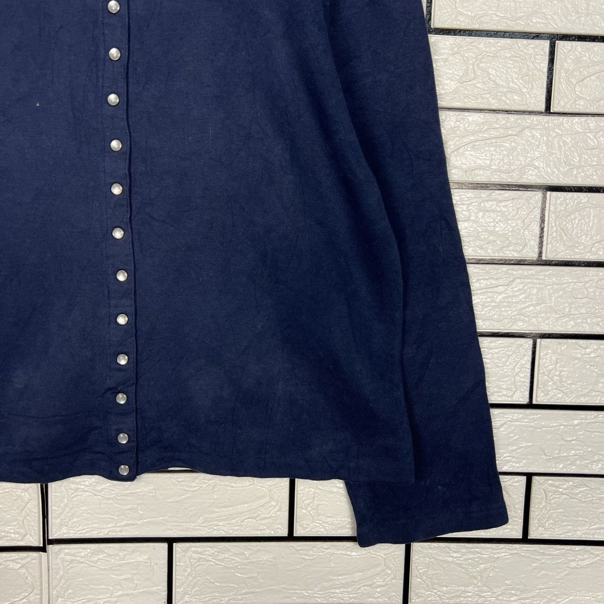 agnes b. Vintage 90's agnes b. Snap Button Cardigan Jacket #4031-C183 Size US S / EU 44-46 / 1 - 6 Thumbnail