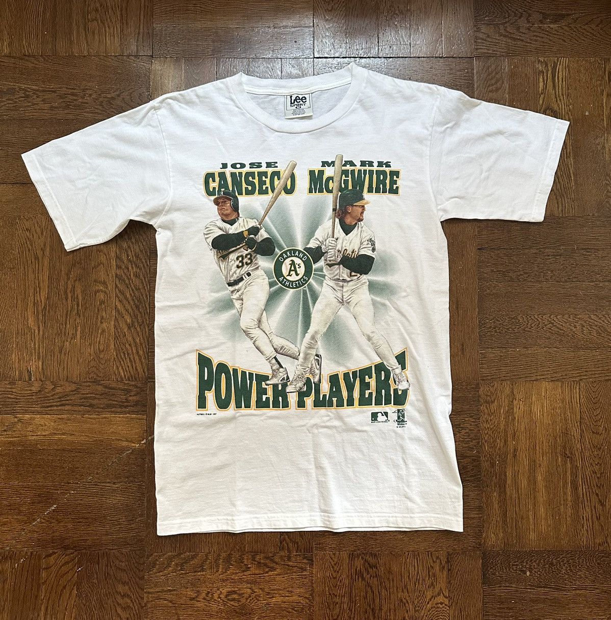 Vintage Style Oakland Athletics Mark Mcgwire Caricature T-Shirt