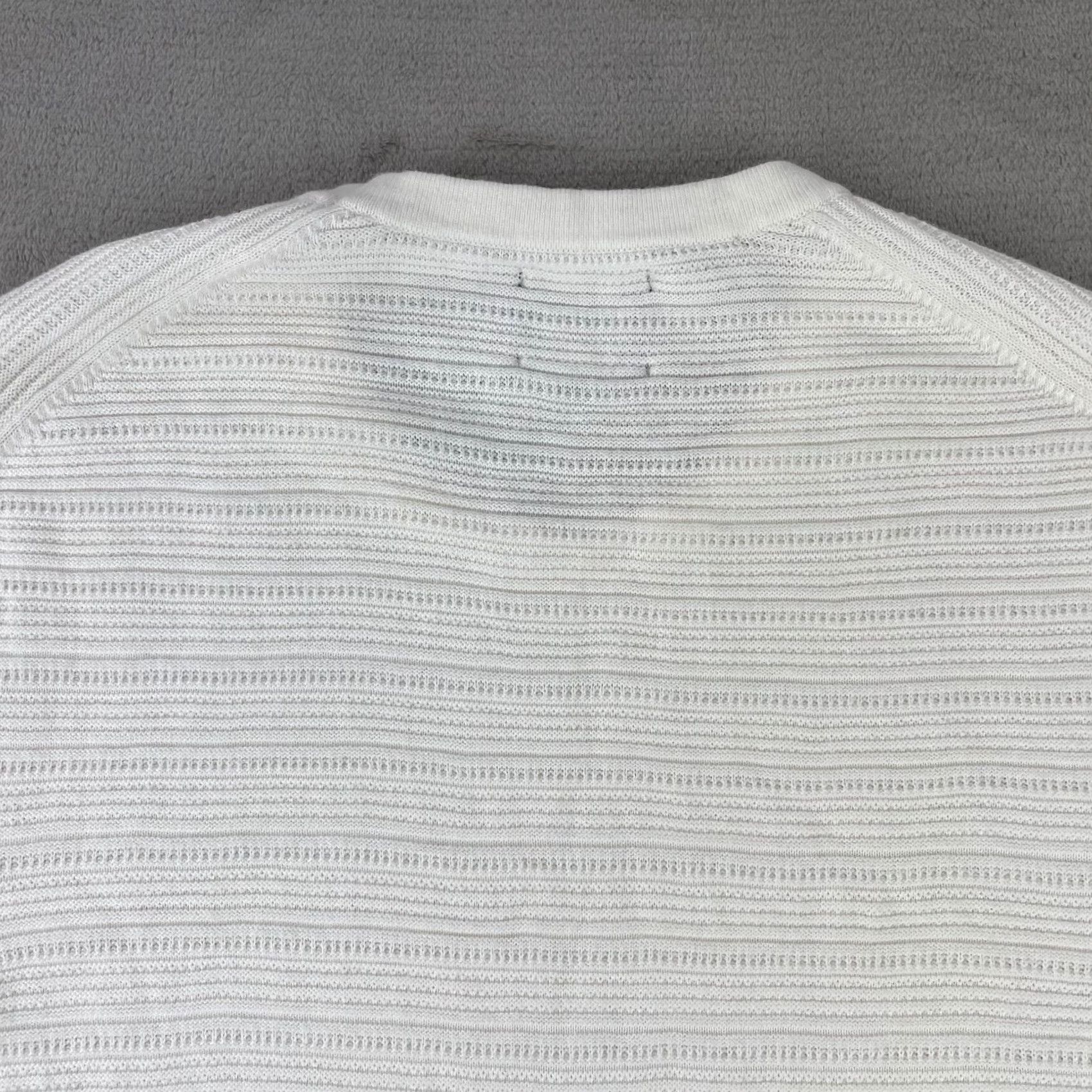 Abercrombie & Fitch Abercrombie & Fitch Shirt Men L White Knit Crew Neck Short Sleeve NWOT Size US L / EU 52-54 / 3 - 5 Thumbnail