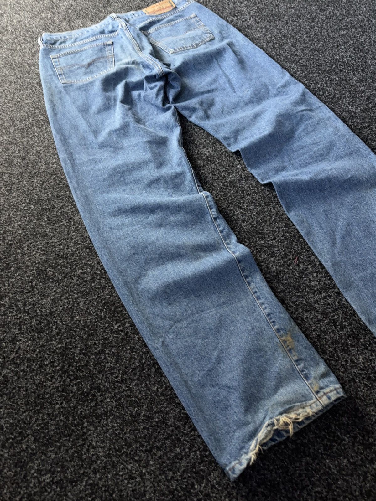 Diesel Vintage 90s Dirty Distressed Diesel Industry Italy Jeans W38 Size US 38 / EU 54 - 11 Thumbnail