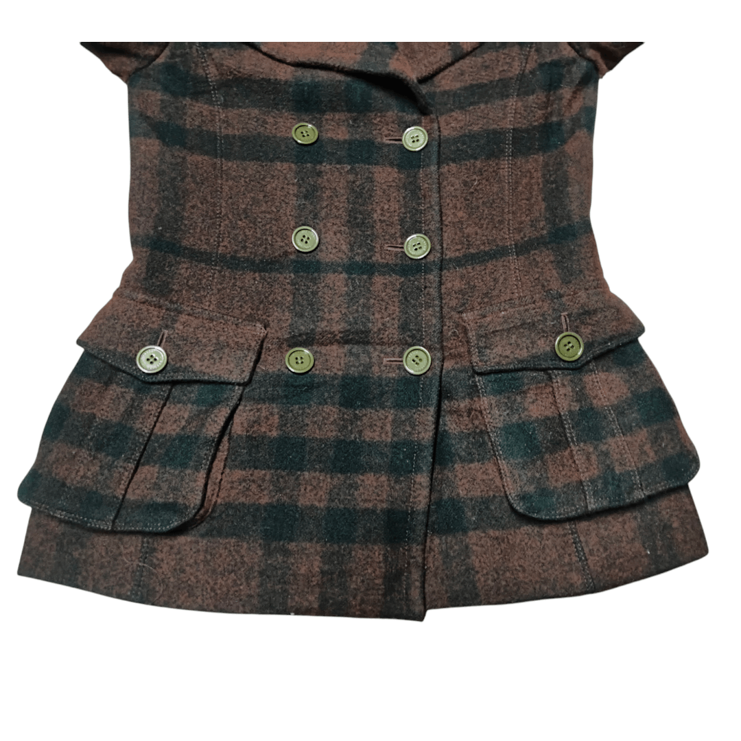 Burberry × Designer BURBERRY LONDON WOOL P-COAT - 0005 Size S / US 4 / IT 40 - 5 Thumbnail
