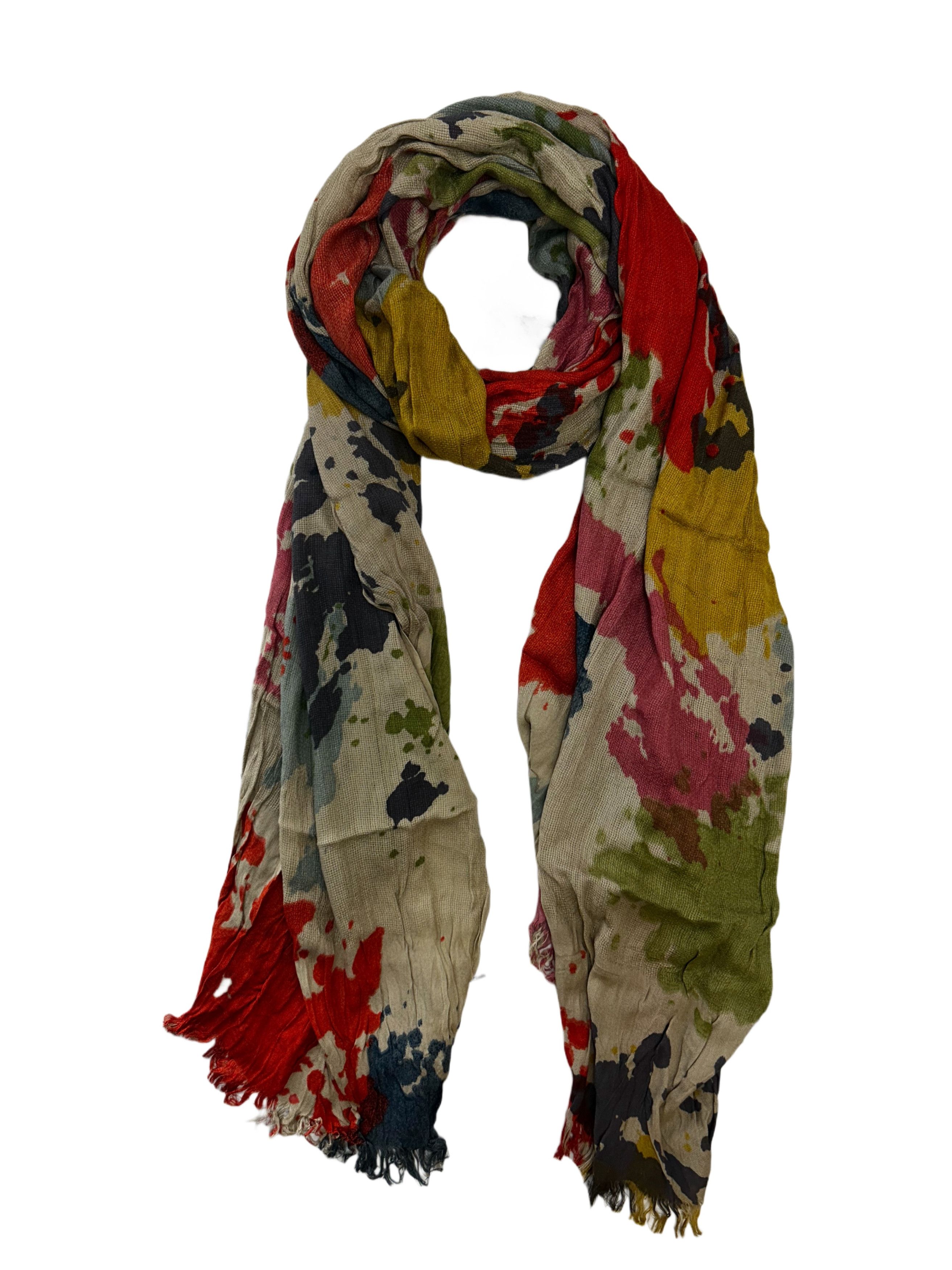 CLOSED Closed Multicolour Abstract Graphic Scarf Size ONE SIZE - 2 Thumbnail