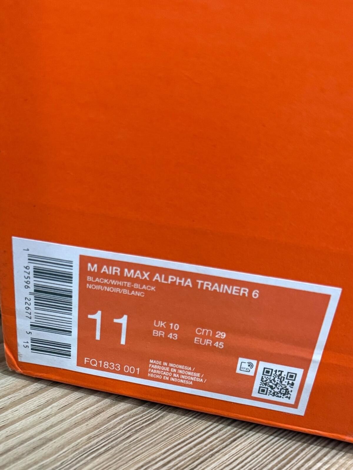 Nike Nike Men’s Air Max Performance Sneakers Alpha Trainer 6 Size US 11 / EU 44 - 4 Thumbnail