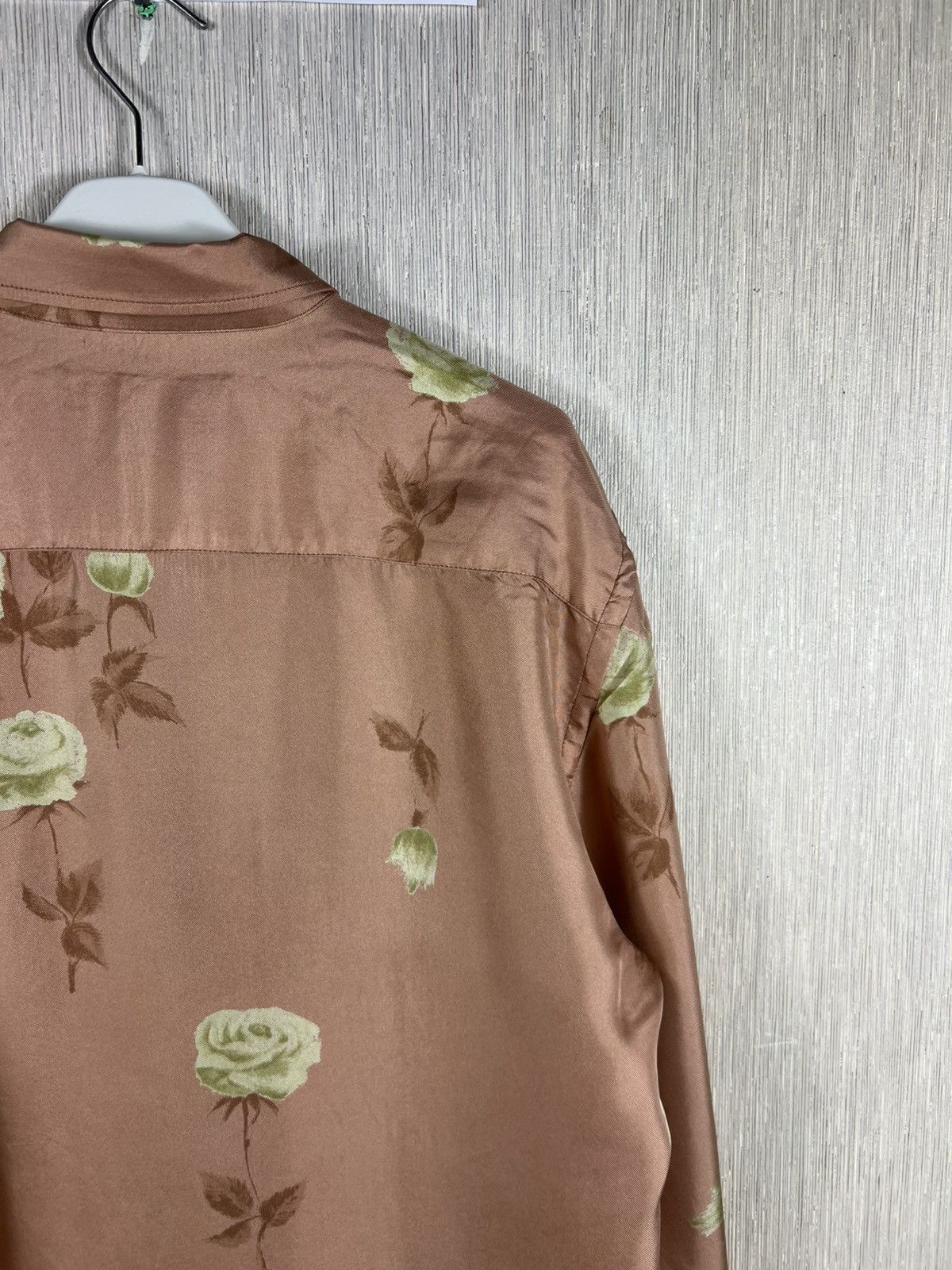 Marni Vintage Marni silk shirt full print white roses button up Size US M / EU 48-50 / 2 - 18 Thumbnail