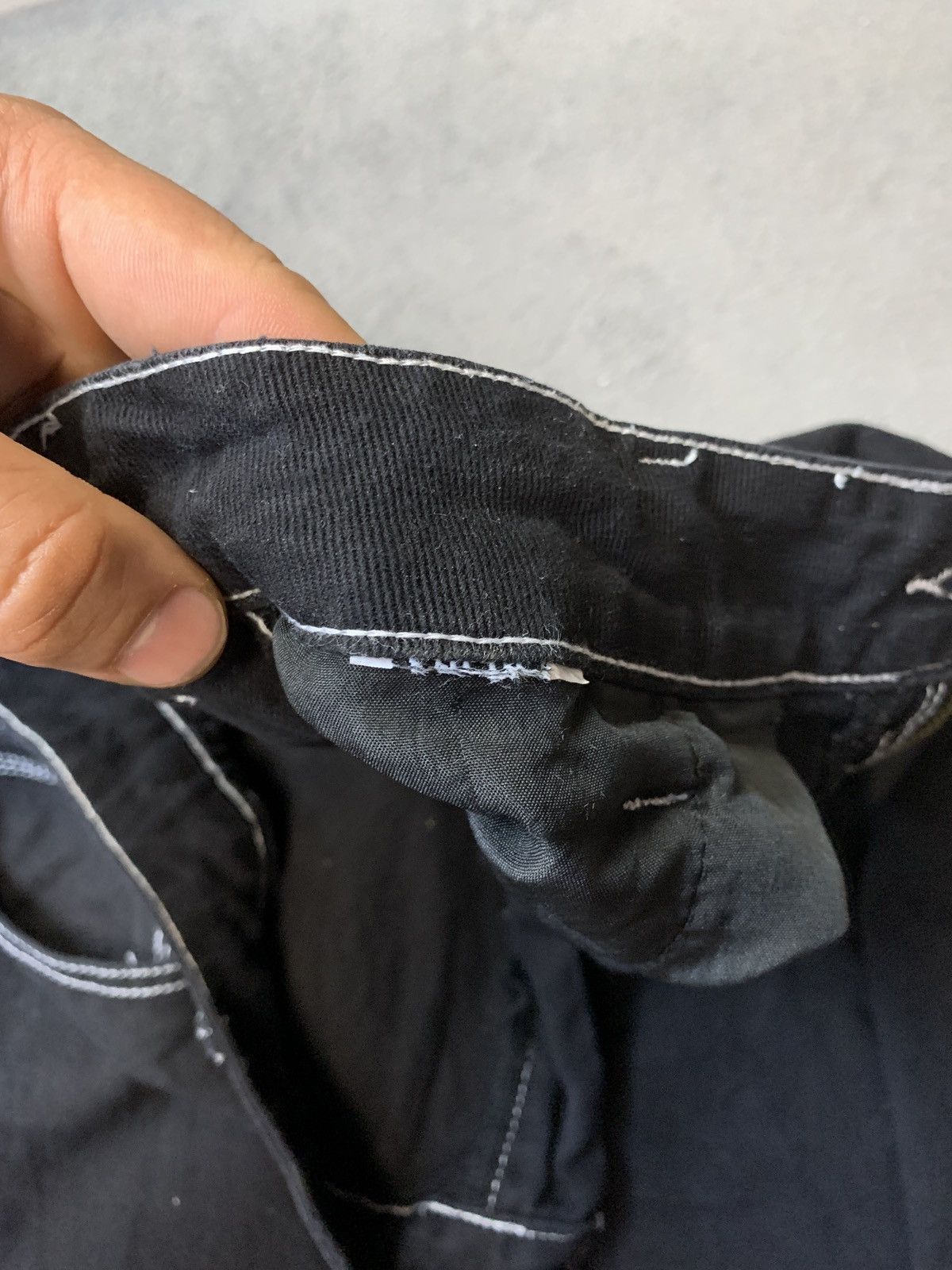Japanese Brand × Vintage Vintage Japanese Wake Jeans Rep Skater Black Pants Size US 32 / EU 48 - 4 Thumbnail