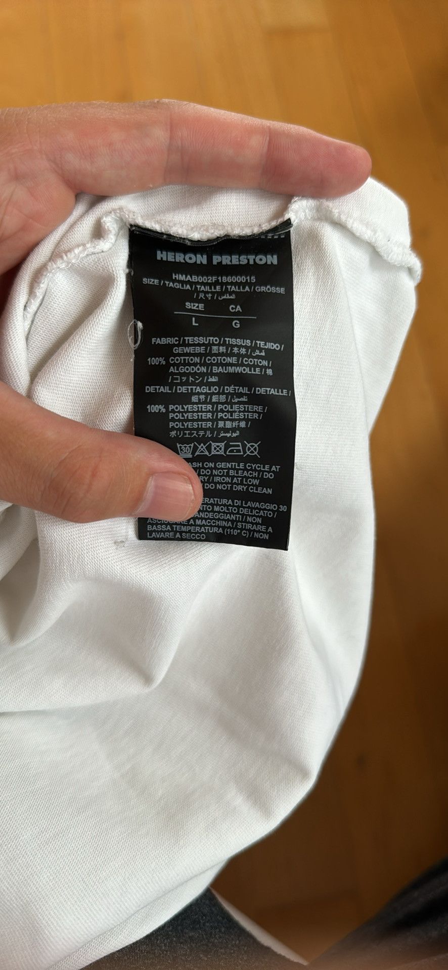 Heron Preston Heron Preston Long Sleeve Size US L / EU 52-54 / 3 - 3 Thumbnail
