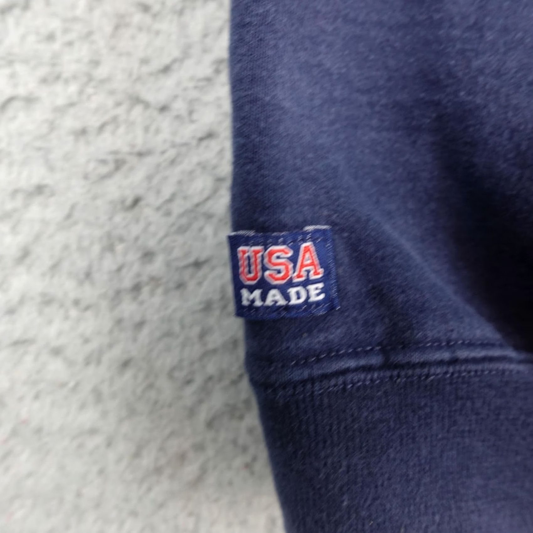 Vintage VINTAGE The Cotton Exchange Sweatshirt Mens M Cotton USA 90s College Crew Neck Blue Size US M / EU 48-50 / 2 - 6 Thumbnail