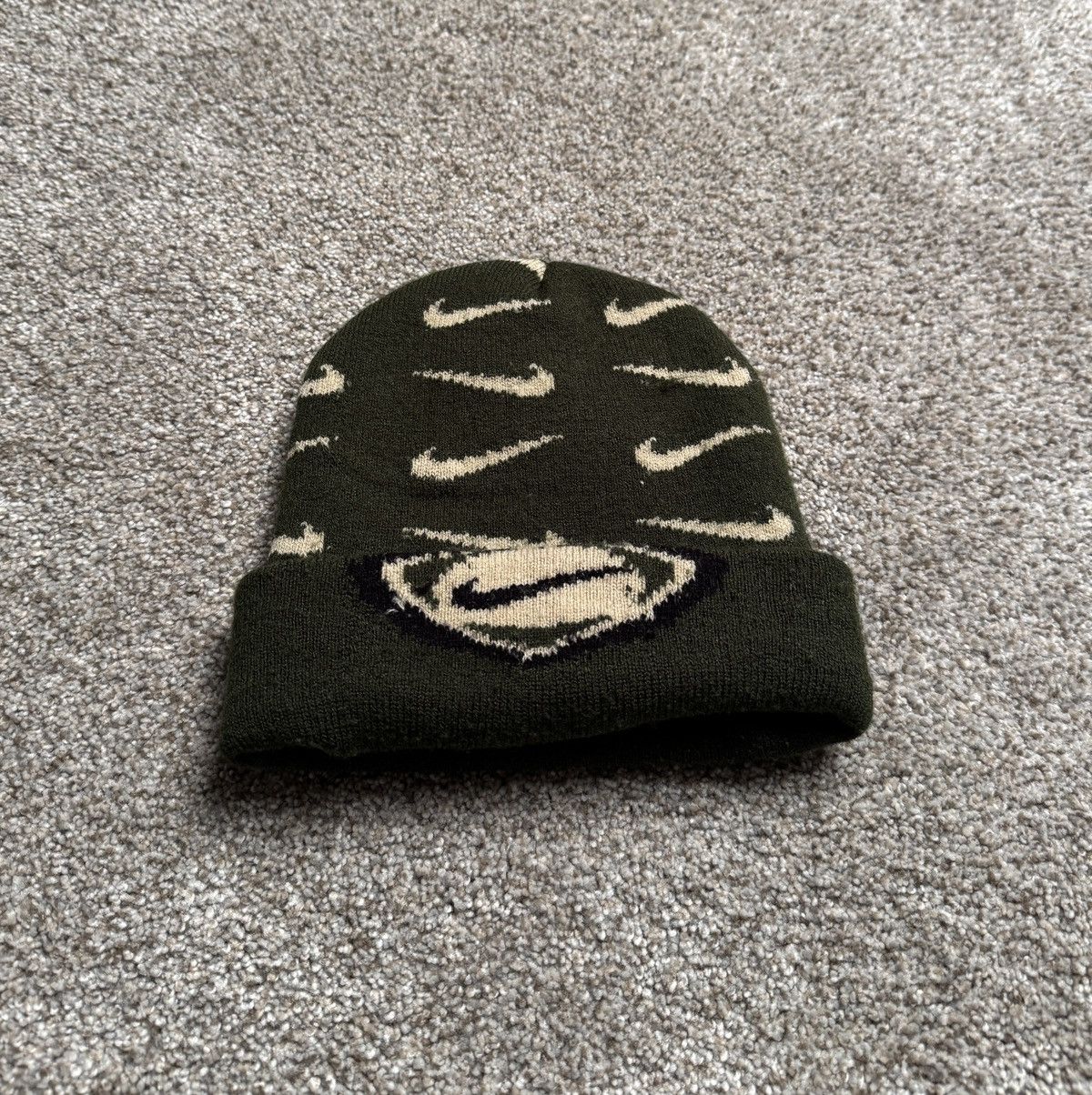 Nike NIKE FOREST GREEN AOP BEANIE Size ONE SIZE - 1 Thumbnail