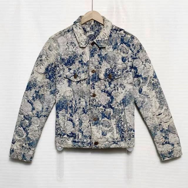Louis Vuitton Louis Vuitton FW22 Floral Denim Jacket - dmc Size US L / EU 52-54 / 3 - 1 Thumbnail