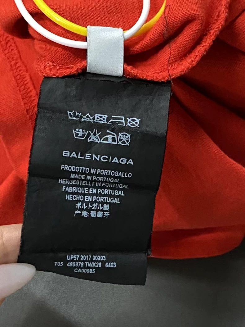 Balenciaga Balenciaga Red cola short sleeves Size US S / EU 44-46 / 1 - 8 Thumbnail
