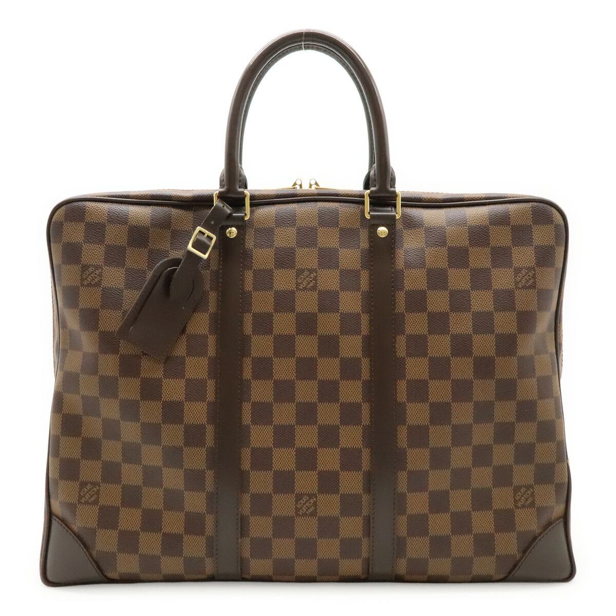 Louis Vuitton Louis Vuitton Louis Vuitton Porte-Documents Voyage Damier Briefcase Canvas Business Bag N41124 DUTY FREE for USA Size ONE SIZE - 1 Thumbnail
