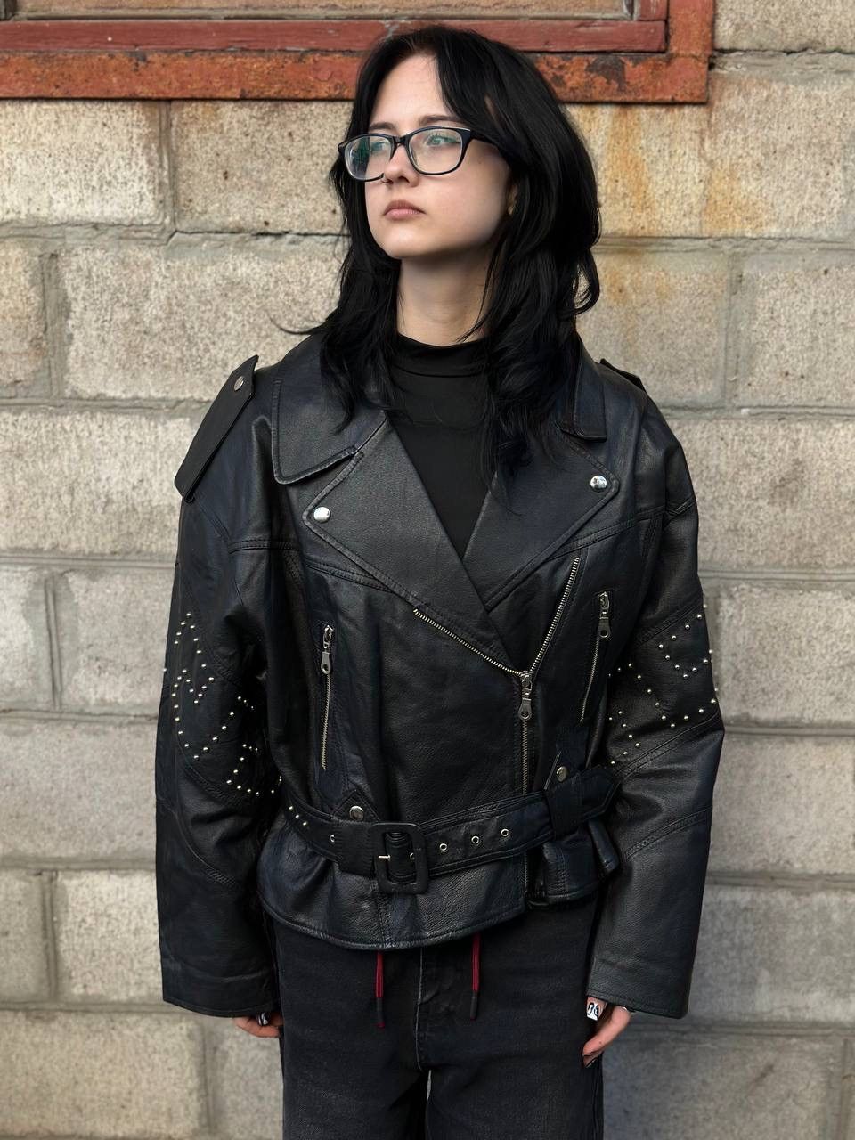 Genuine Leather VTG Women’s Jacket Racing Leather Size 40 L Y2K 00s UsA Hype Size L / US 10 / IT 46 - 4 Thumbnail