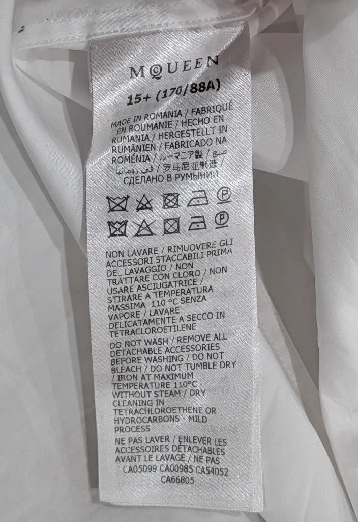 Alexander McQueen Alexander McQueen T-Chain Cotton Button Up Shirt White 15.5 Size US M / EU 48-50 / 2 - 6 Thumbnail