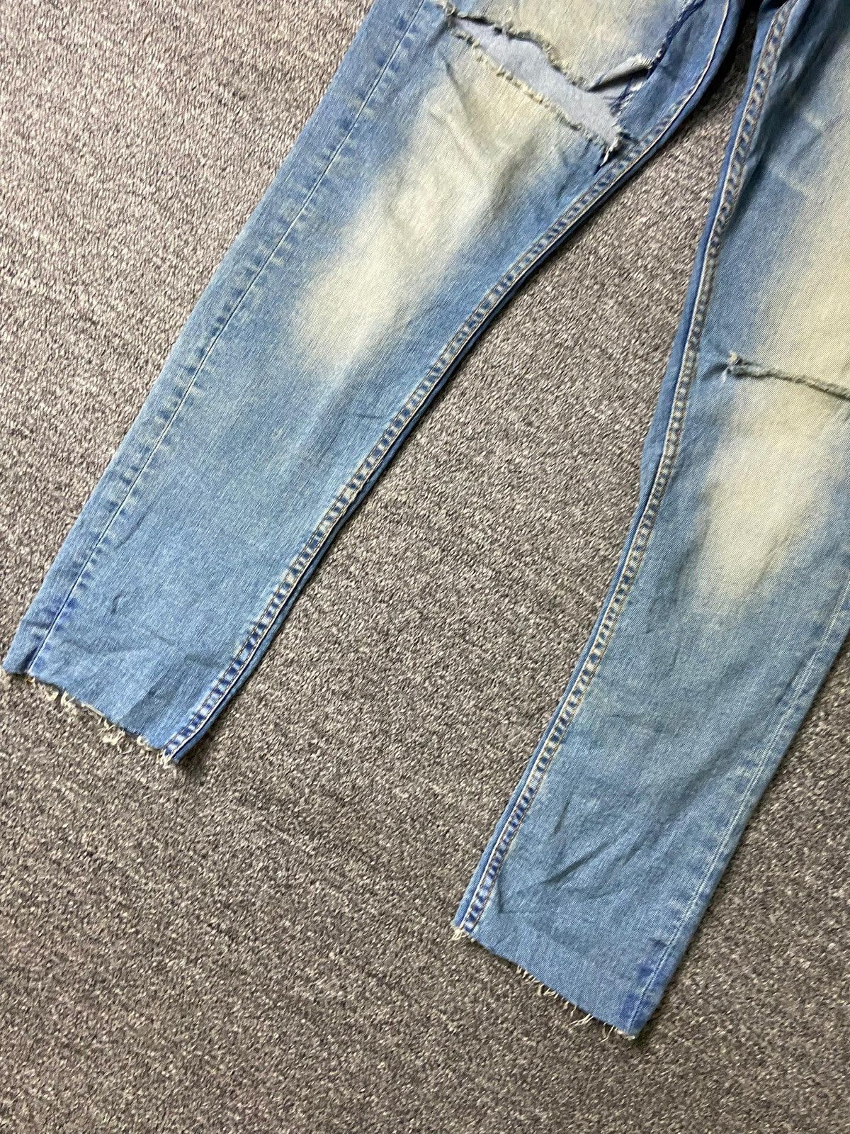 Designer × Vintage × Zara ZARA MAN 1975 Distressed Denim Ripped Jeans (131) Size US 30 / EU 46 - 11 Thumbnail