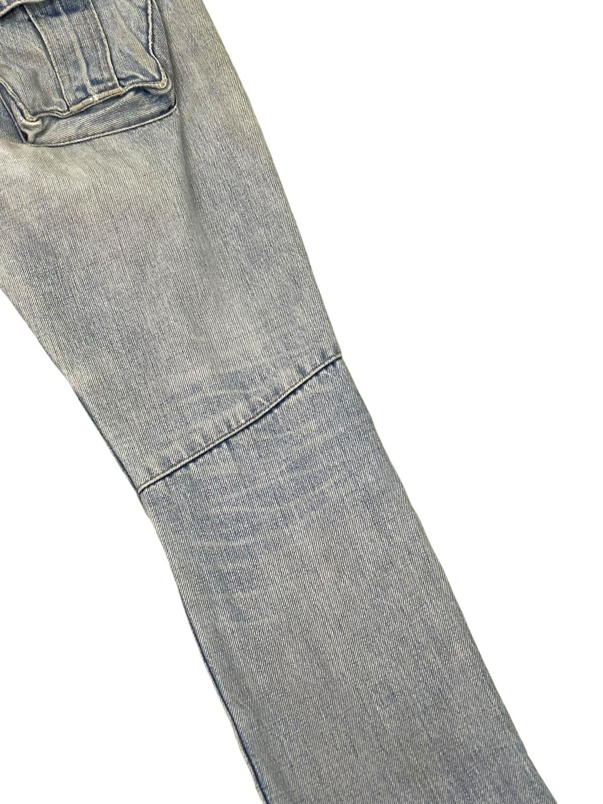 Japanese Brand Crop Jeans Rna Japan Faded Distress Low Rise Slim 8🟦8 Size US 28 / EU 44 - 15 Thumbnail