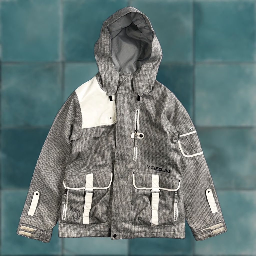 Volcom Jacket Men’s Size S Gray Parka Snowboarding Winter Skiing Outdoor 90s?