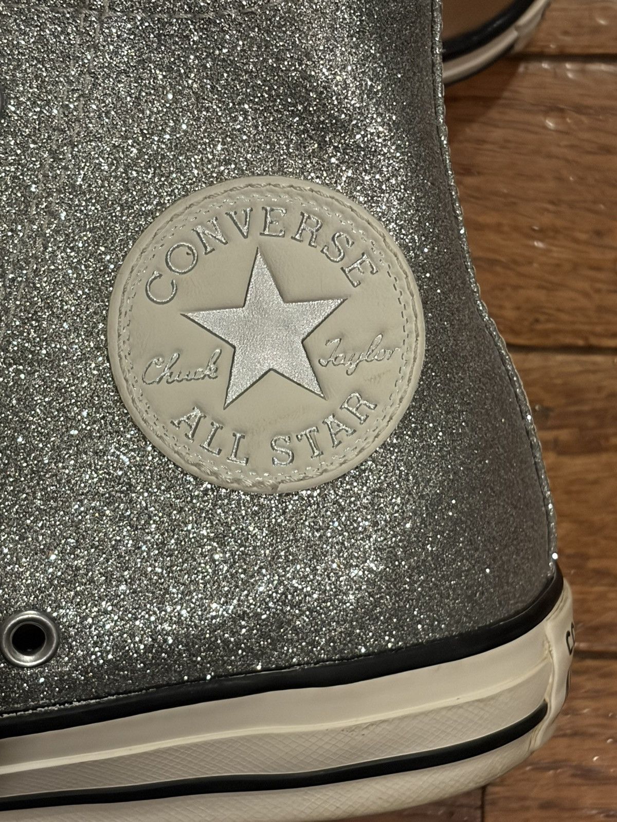Converse Converse Womens Size 7 CTAS Shiny Metal Hi Size US 7 / IT 37 - 21 Thumbnail