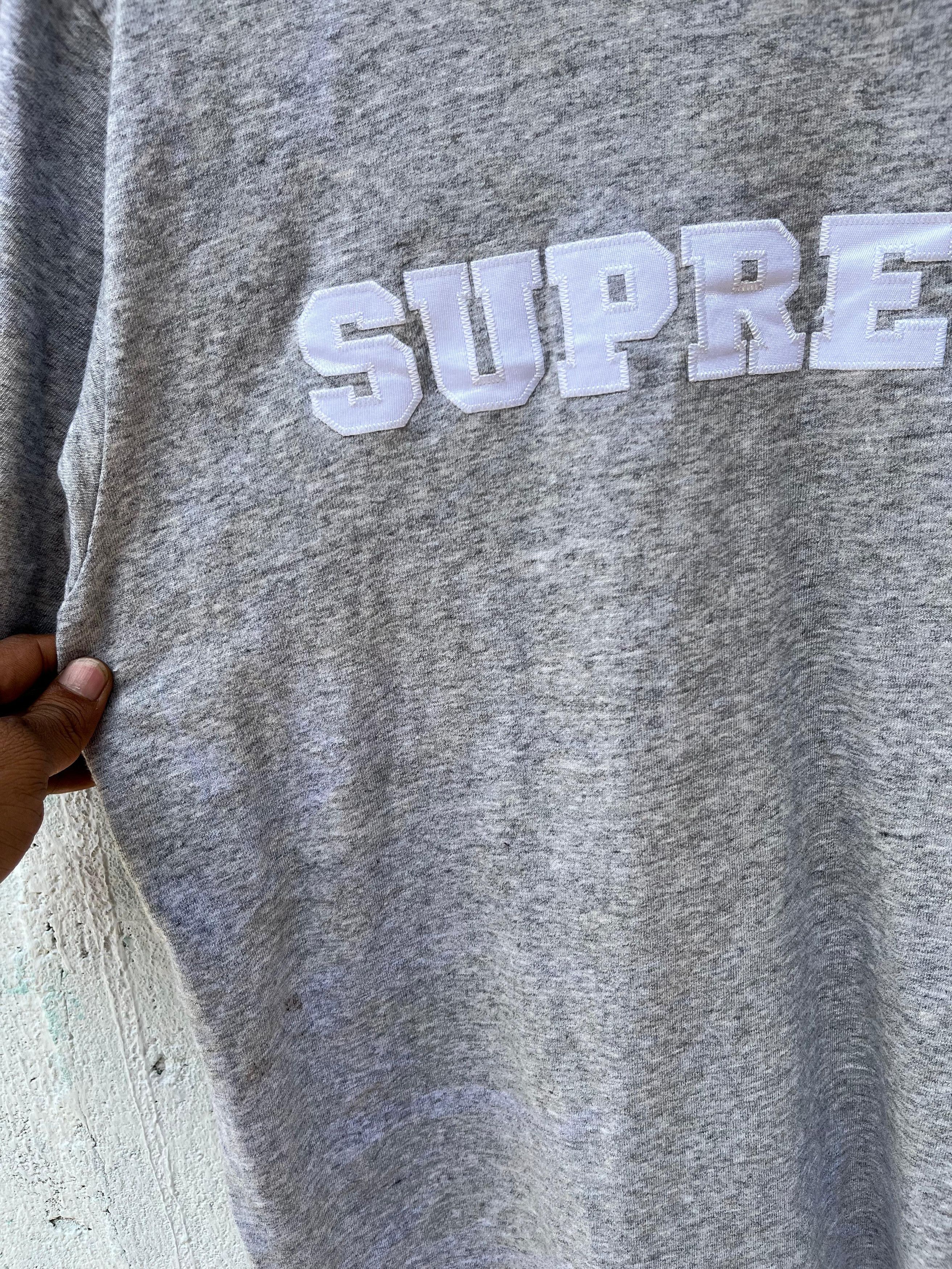 Supreme Supreme Collegiate Grey Tshirt Size US M / EU 48-50 / 2 - 3 Thumbnail