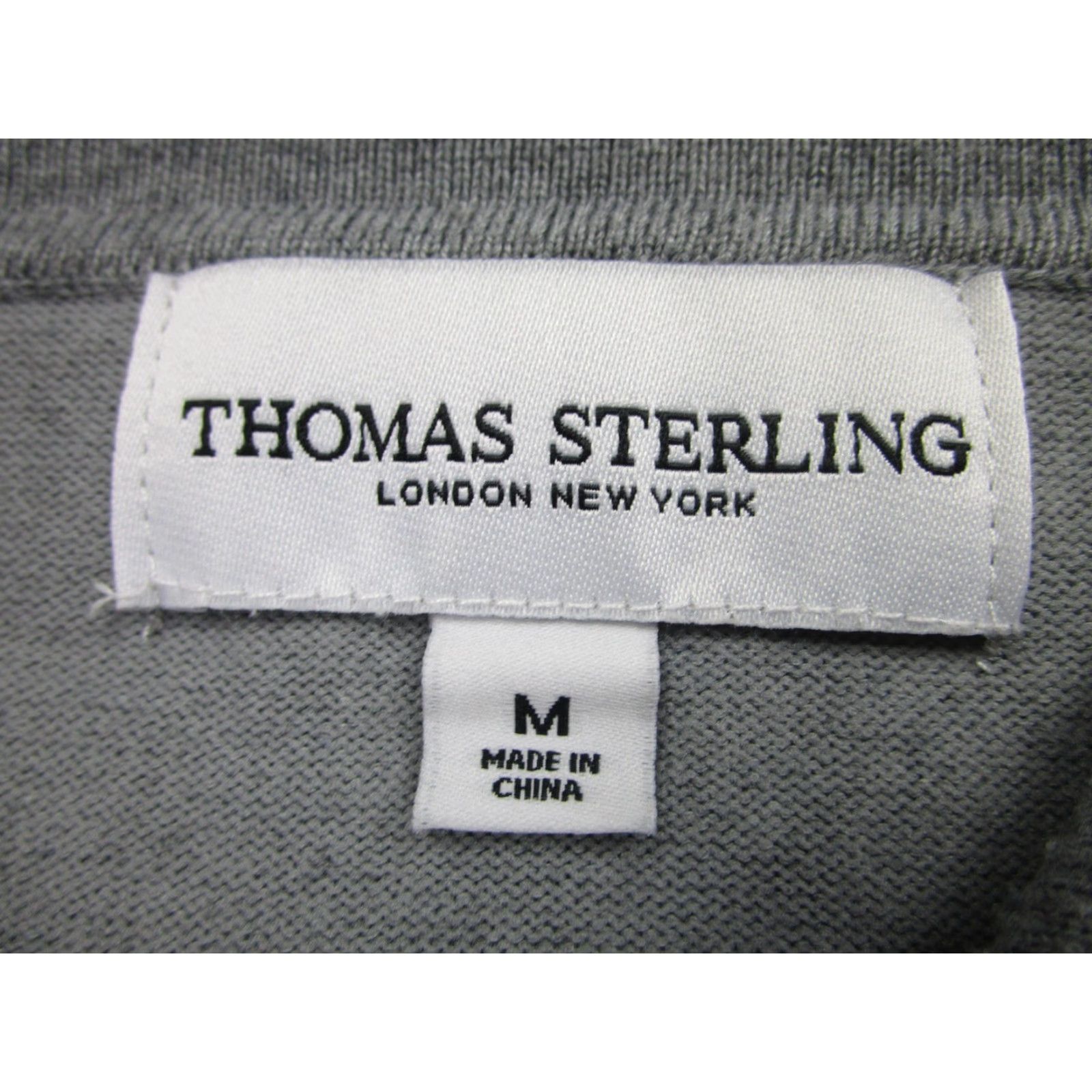 Vintage Thomas Sterling Polo Shirt Mens M Gray Knit Rockabilly Retro Panel Stripe Size US M / EU 48-50 / 2 - 4 Thumbnail