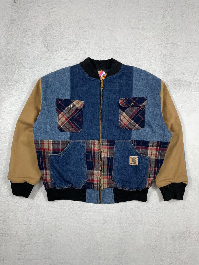 Carhartt vintage reworked carhartt denim jacket Size US L / EU 52-54 / 3 - 1 Thumbnail