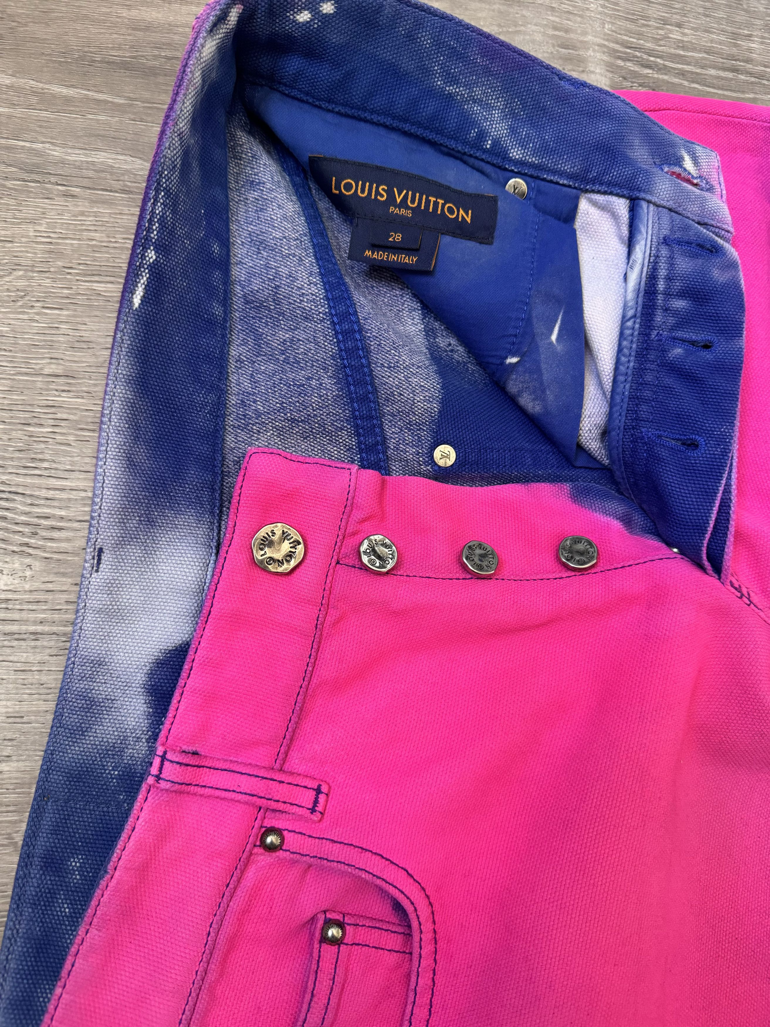 Louis Vuitton Louis Vuitton Gradient Blue Purple Denim Pants Size US 28 / EU 44 - 4 Thumbnail