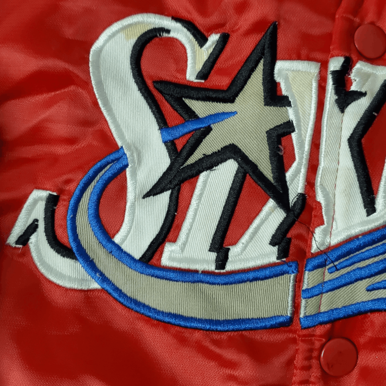 NBA Y2K Nike Philadelphia 76ers Bomber Jacket *Youth Size* Size US XXS / EU 40 - 3 Thumbnail