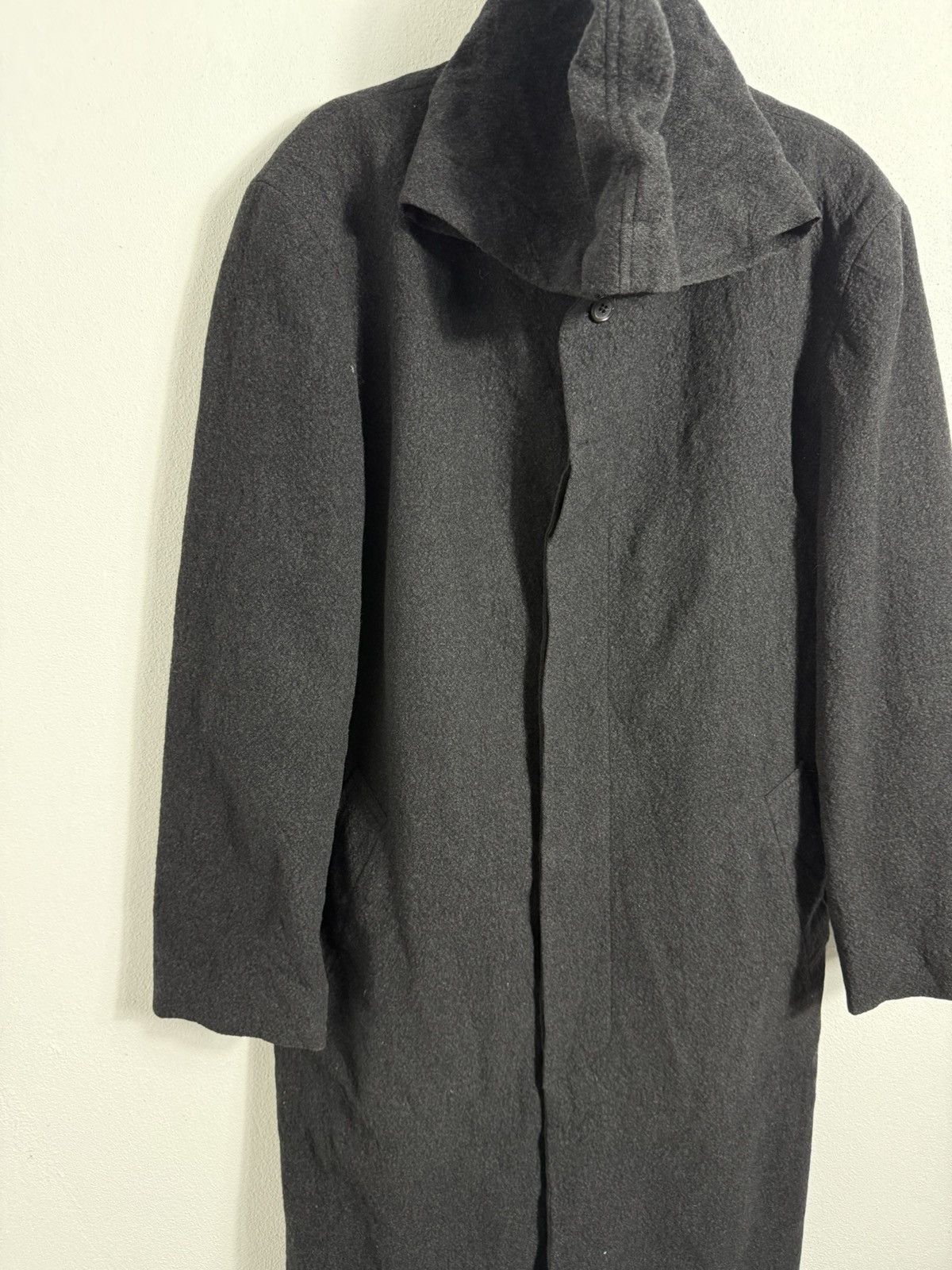 Issey Miyake VINTAGE ISSEY MIYAKE MEN LONG JACKET BLACK Size US L / EU 52-54 / 3 - 4 Thumbnail