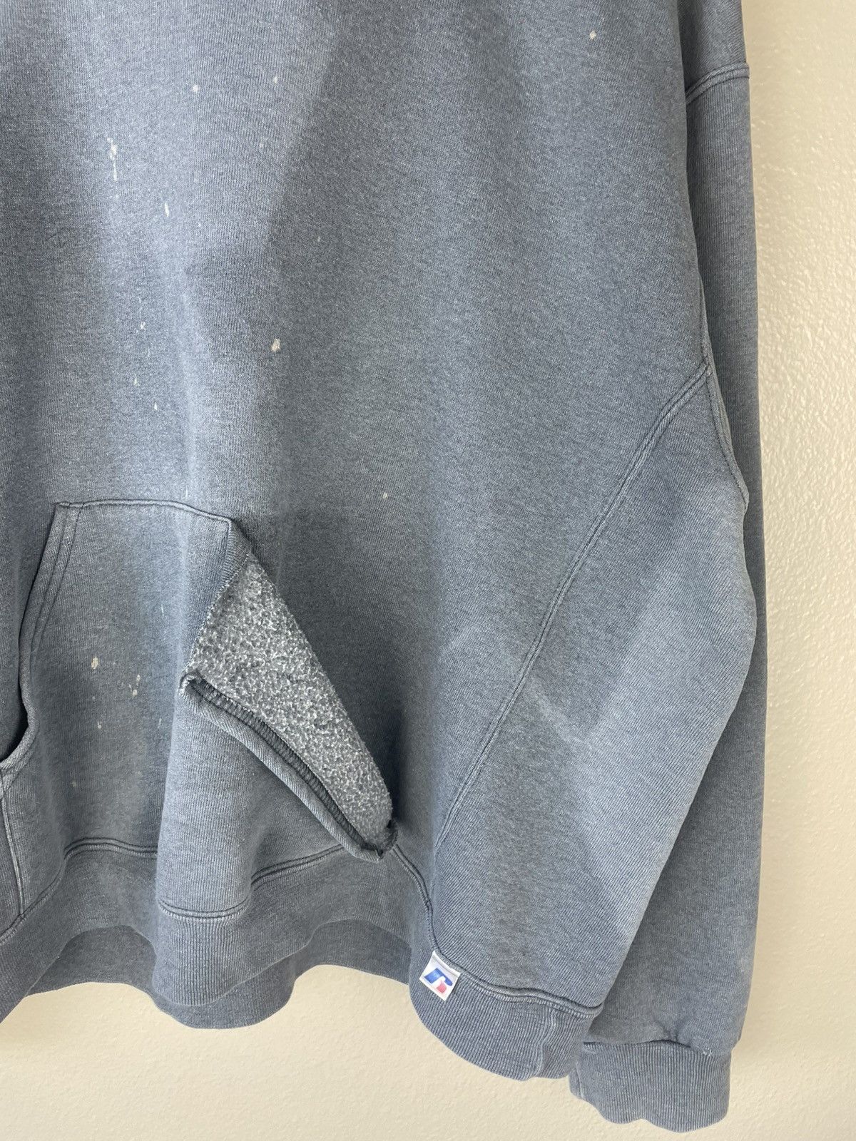Vintage Vintage Russell Hoodie XL Thrashed Faded 4g seller Size US XL / EU 56 / 4 - 3 Thumbnail