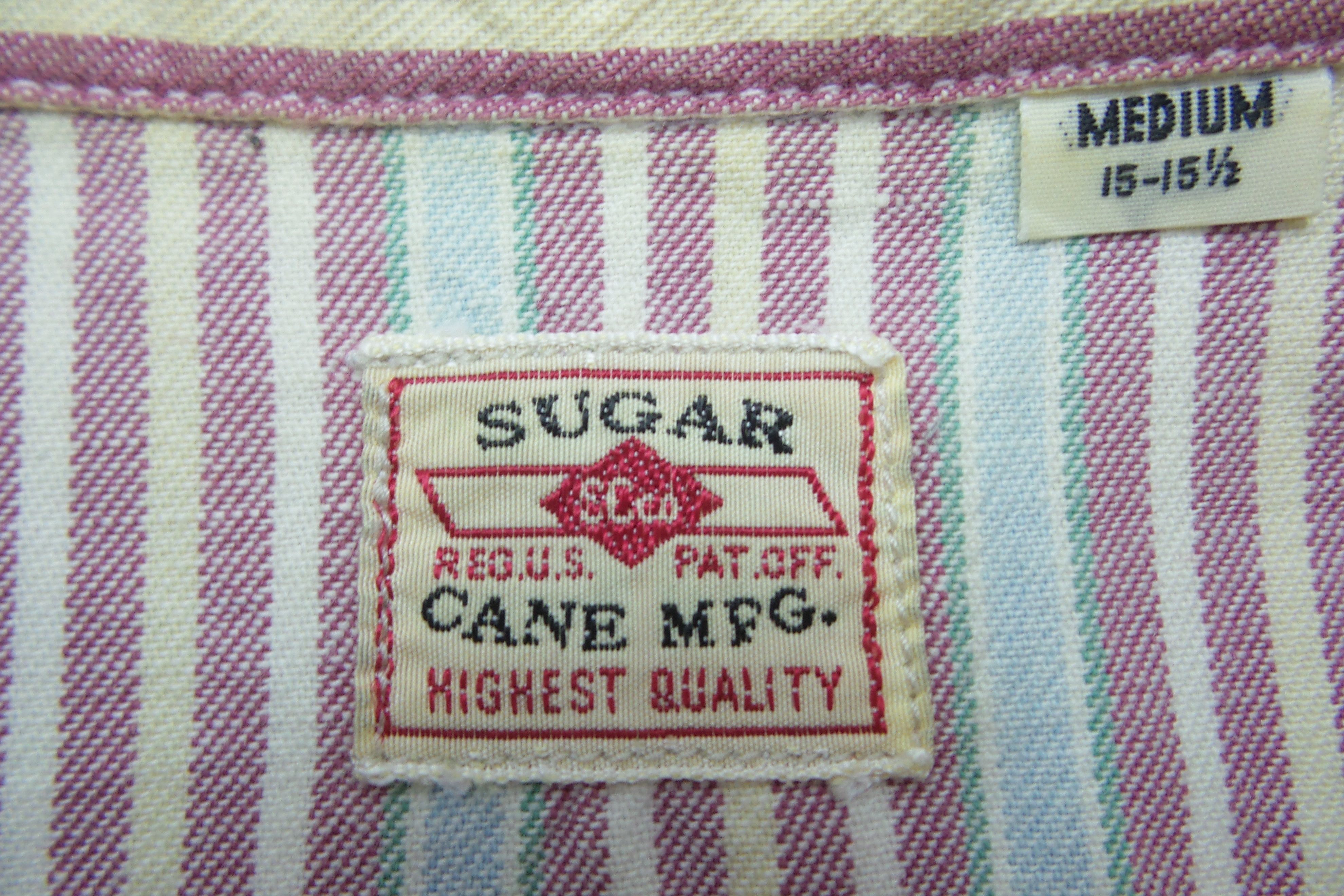 Sugar Cane Sugar Cane Double Pockets Stripes Shirts Size US M / EU 48-50 / 2 - 3 Thumbnail