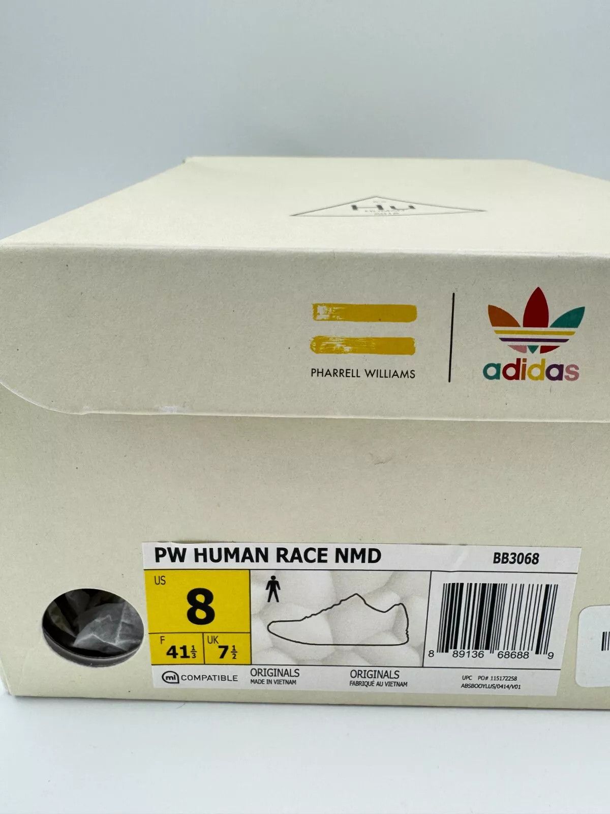 Adidas Human Race adidas Hu NMD OG Core Black Yellow Size US 8 / EU 41 - 8 Thumbnail