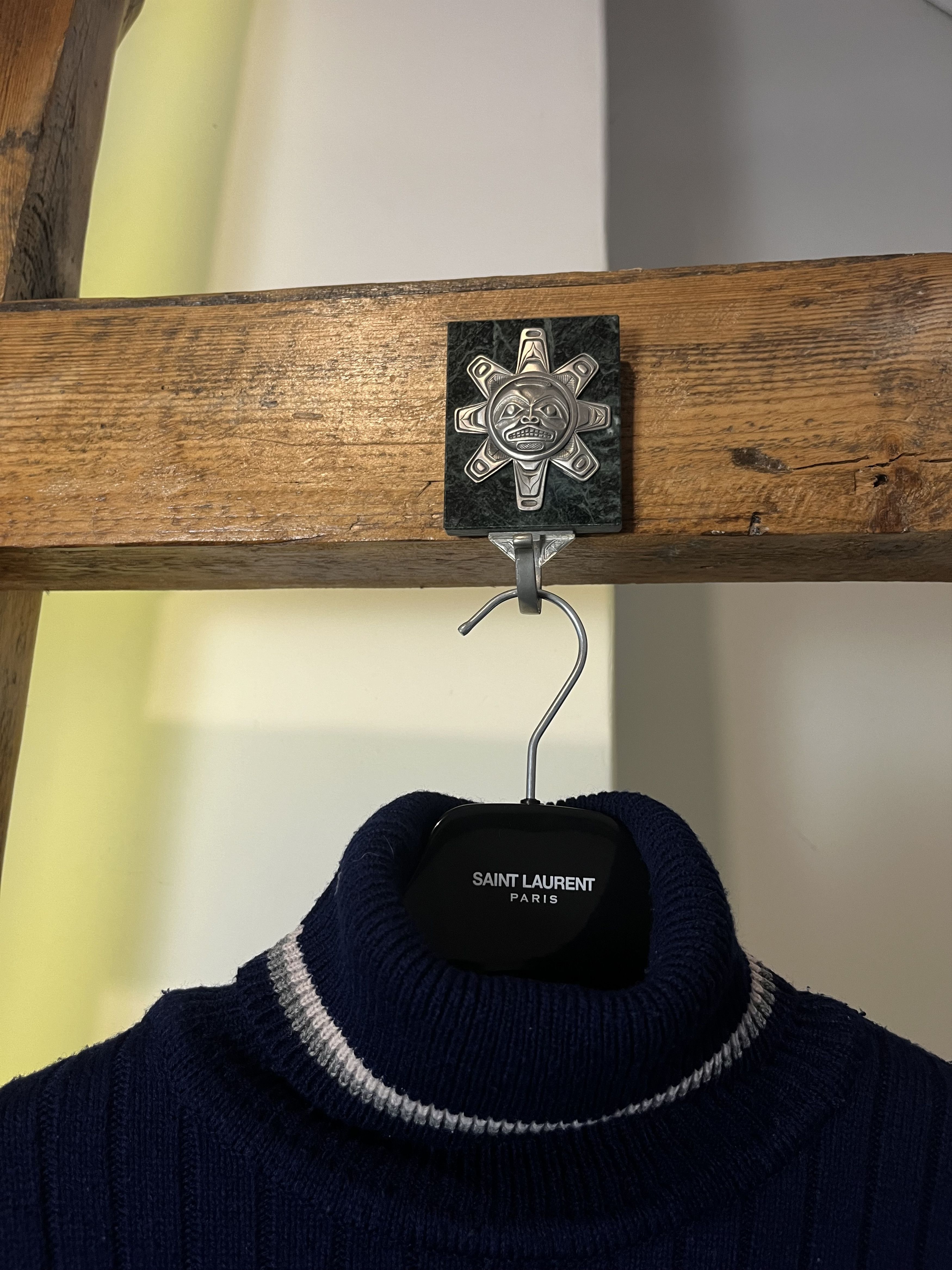 Diesel × Vintage Vintage 90s Diesel Turtleneck Knitwear Big Logo Size US XL / EU 56 / 4 - 4 Thumbnail