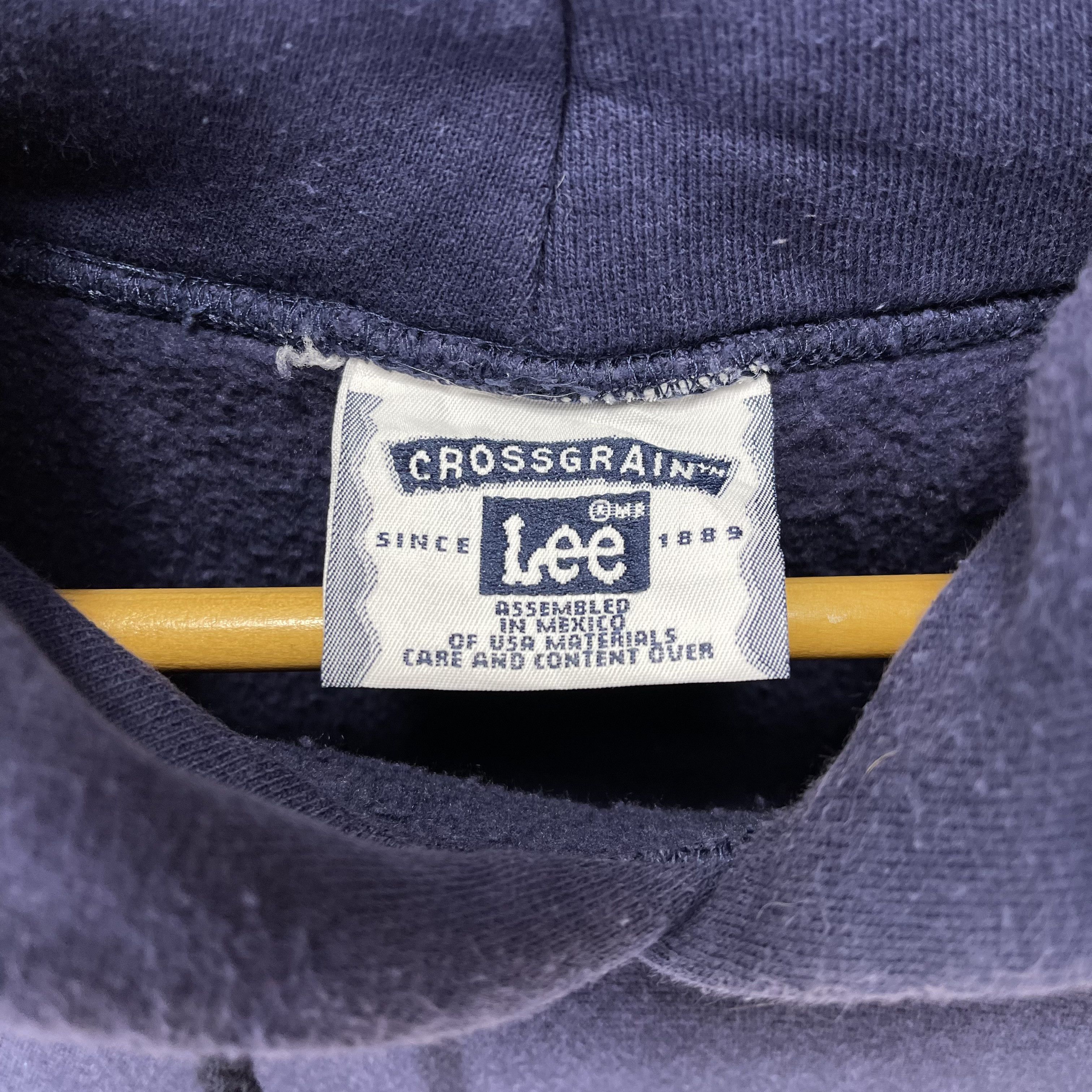 Lee 90s Vintage SEA WORLD by LEE Cross Grain Hoodie #1156/AO Size US L / EU 52-54 / 3 - 7 Thumbnail